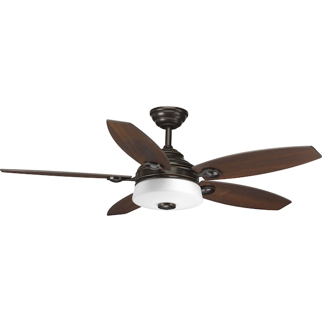 Flush Mount Ceiling Fan, Antique Bronze Ceiling Fan With Light And Remote