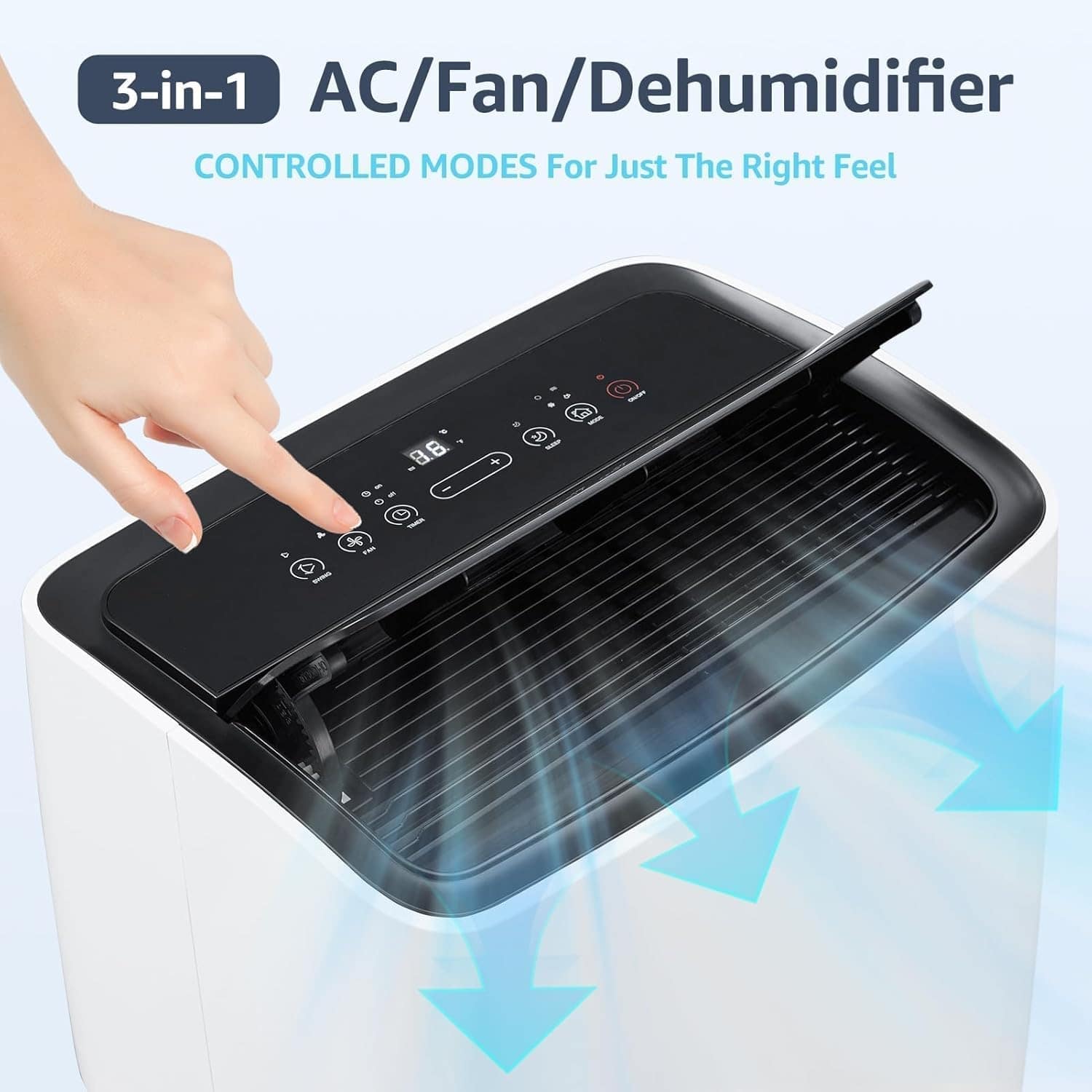 Qeetex 1LSHQQPHO-10HRCH86 Portable-Air-Conditioners - View #3