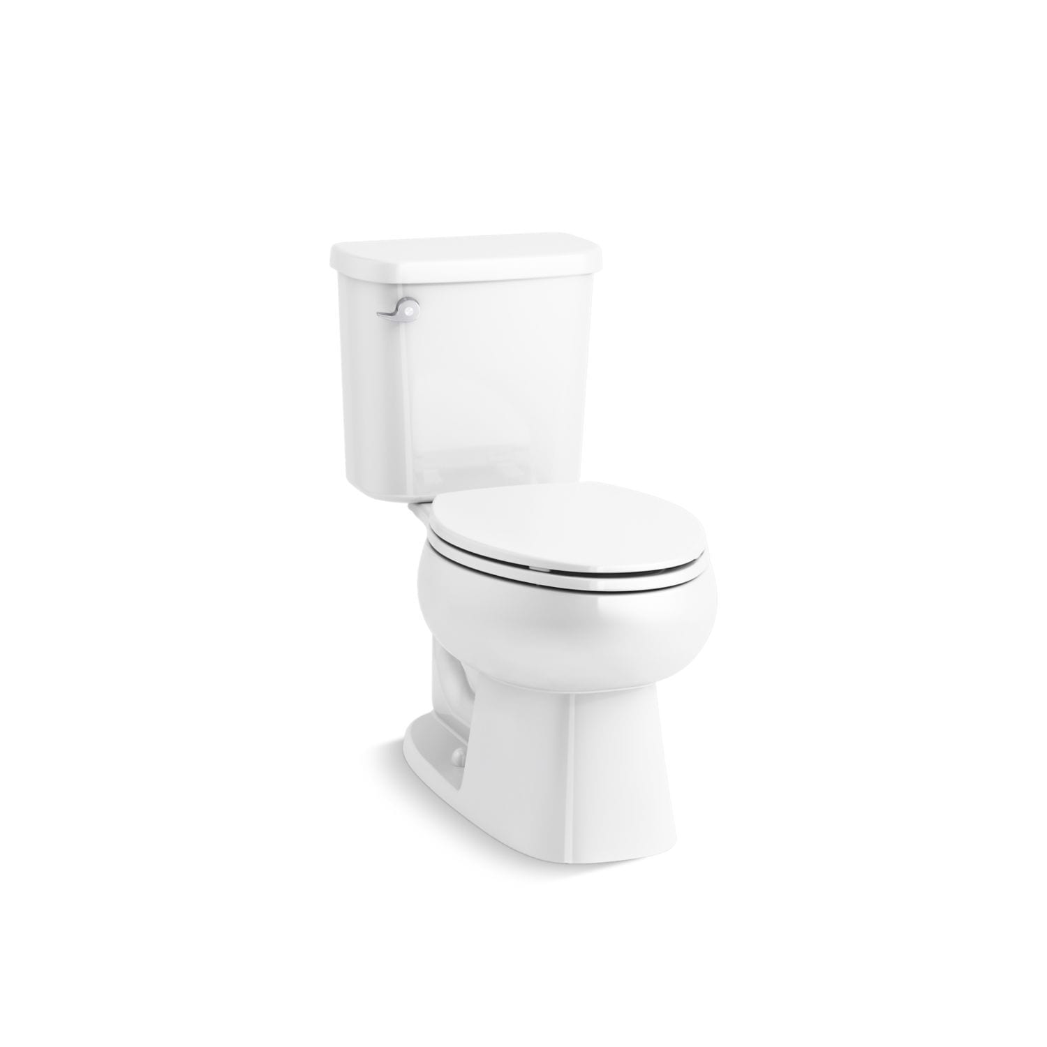 Sterling Windham White Elongated Standard Height 2-piece WaterSense Toilet  12-in Rough-In 1.28-GPF in the Toilets department at