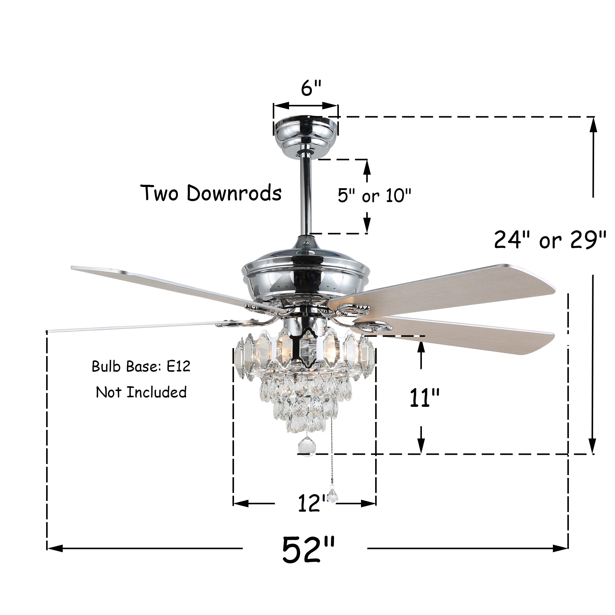 Bella Depot BD2025-C Ceiling-Fans - View #10