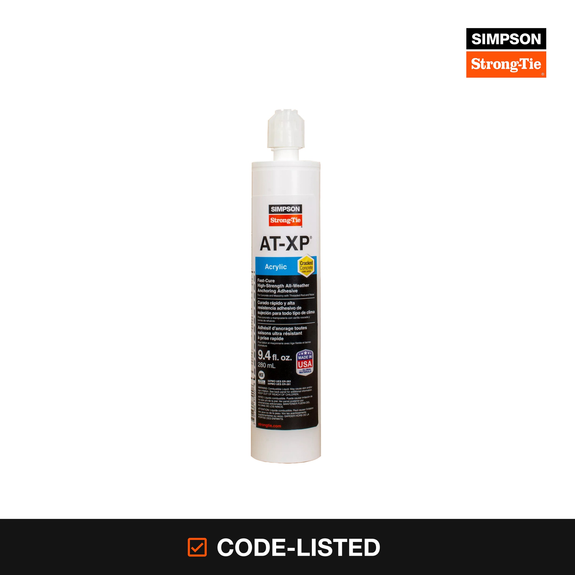 Simpson Strong-Tie AT-XP 9.4-fl oz Anchoring Adhesive