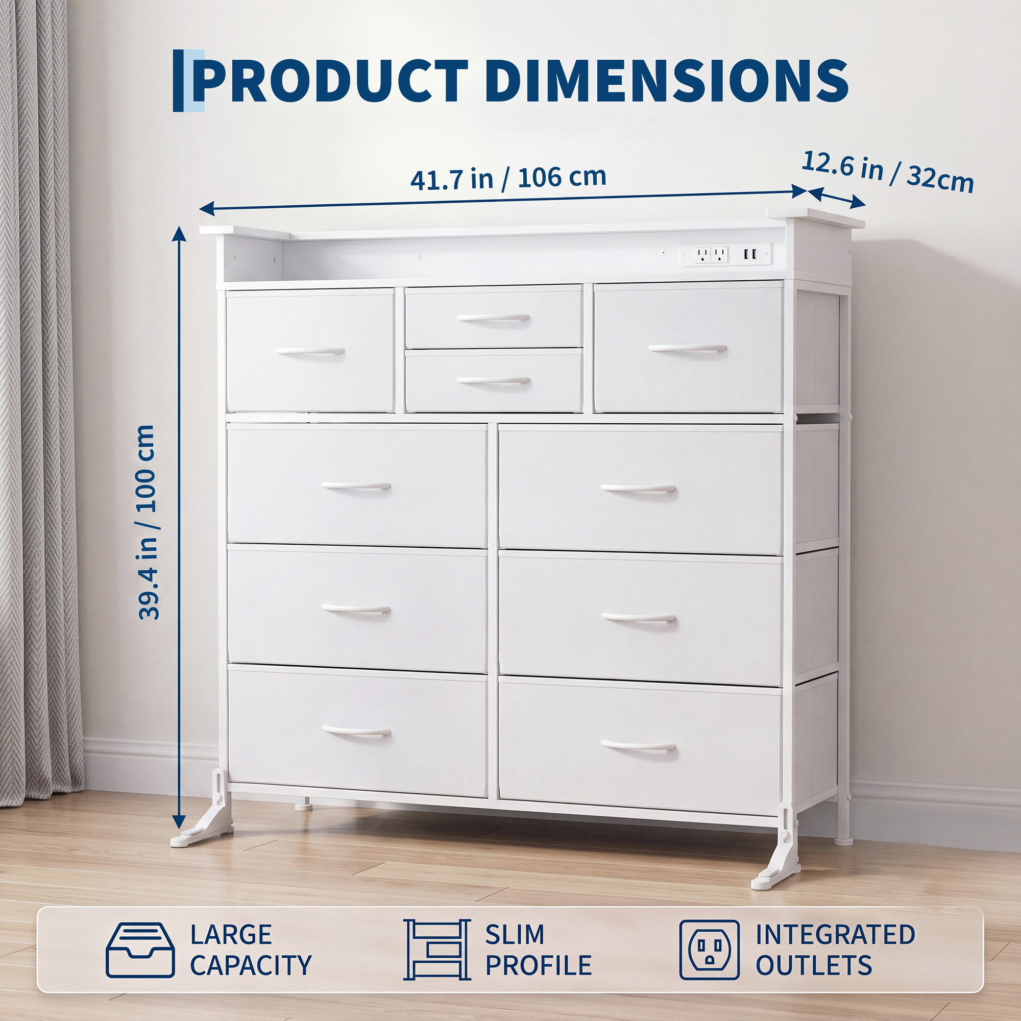 Garvee CD6-RC5Q0-T6E Storage-Drawers - View #3