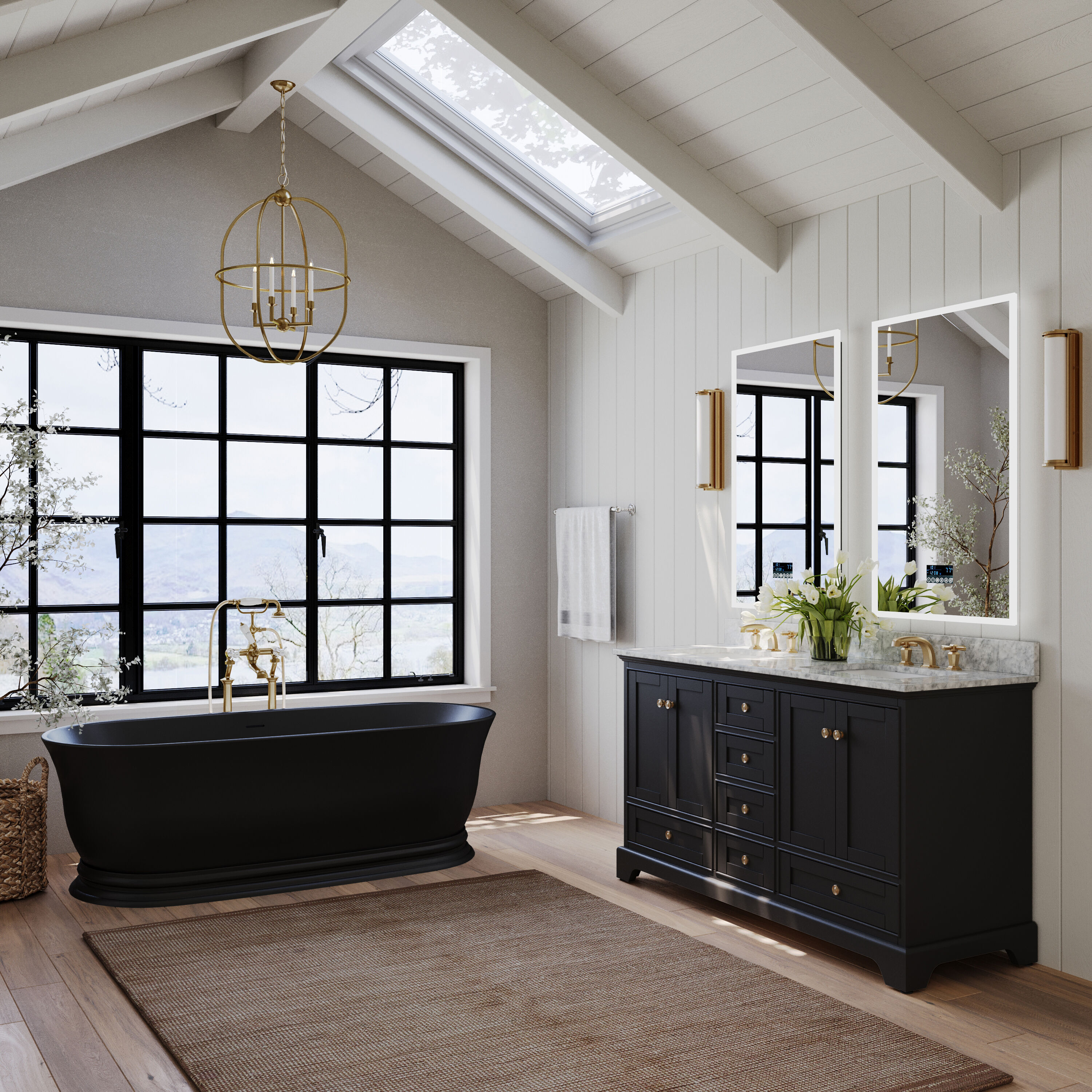 Ancerre Designs VTS-AUDREY-66-BOCWGD Bath-Vanity-Combo - View #11