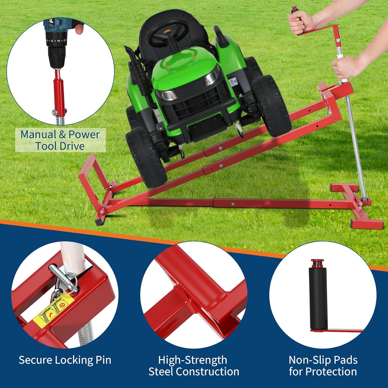 IdealHouse JOEY-I1MVGSY20WH6 Cordless-Elec-Push-Mowers - View #7