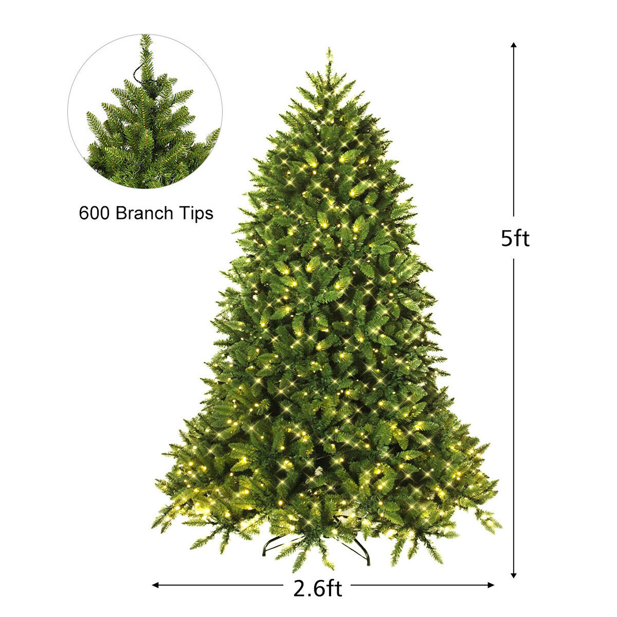 Forclover ALHY-055CM Artificial-Christmas-Trees - View #3