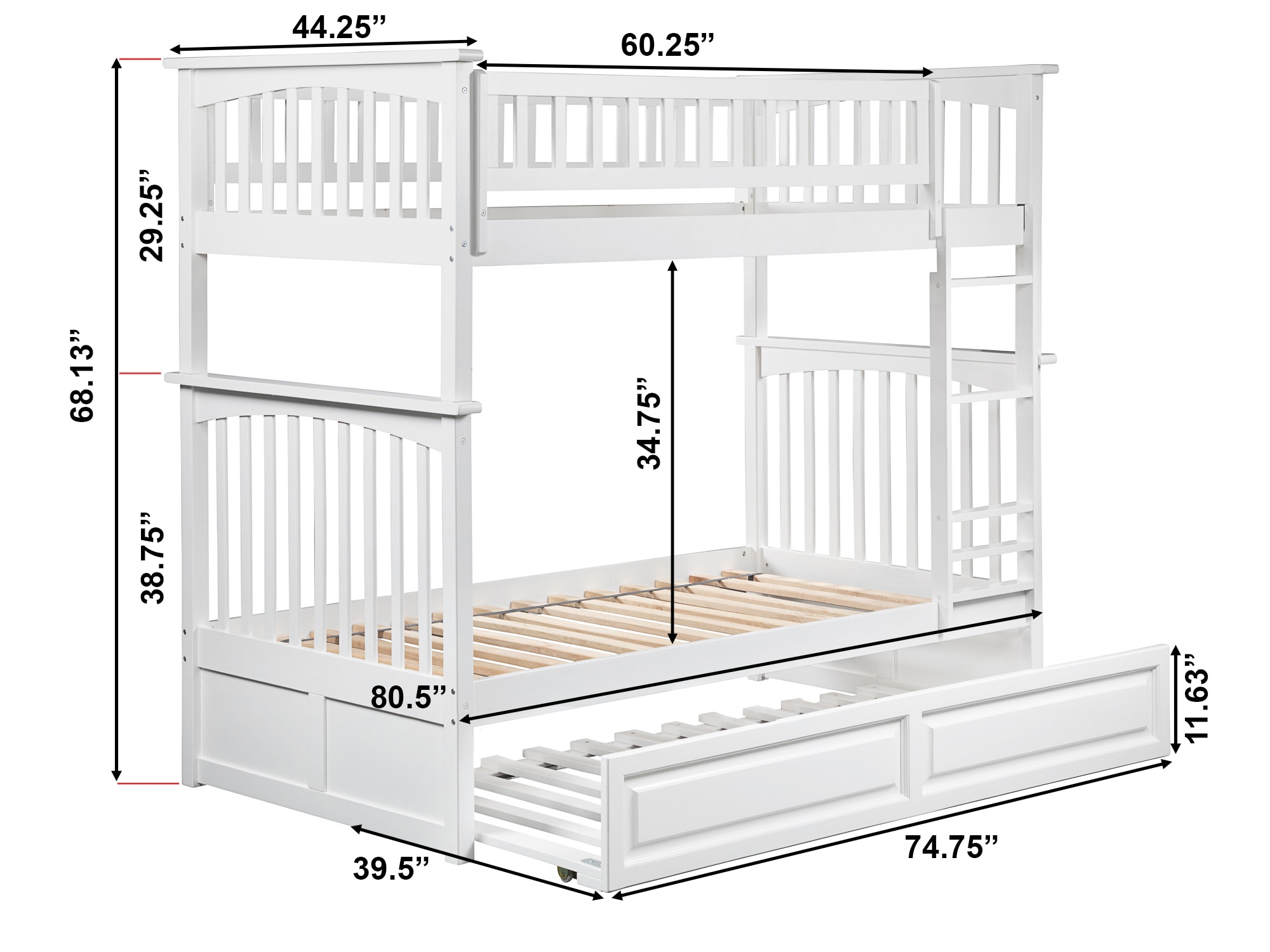 AFI Furnishings AB55132 Bunk-Beds - View #9