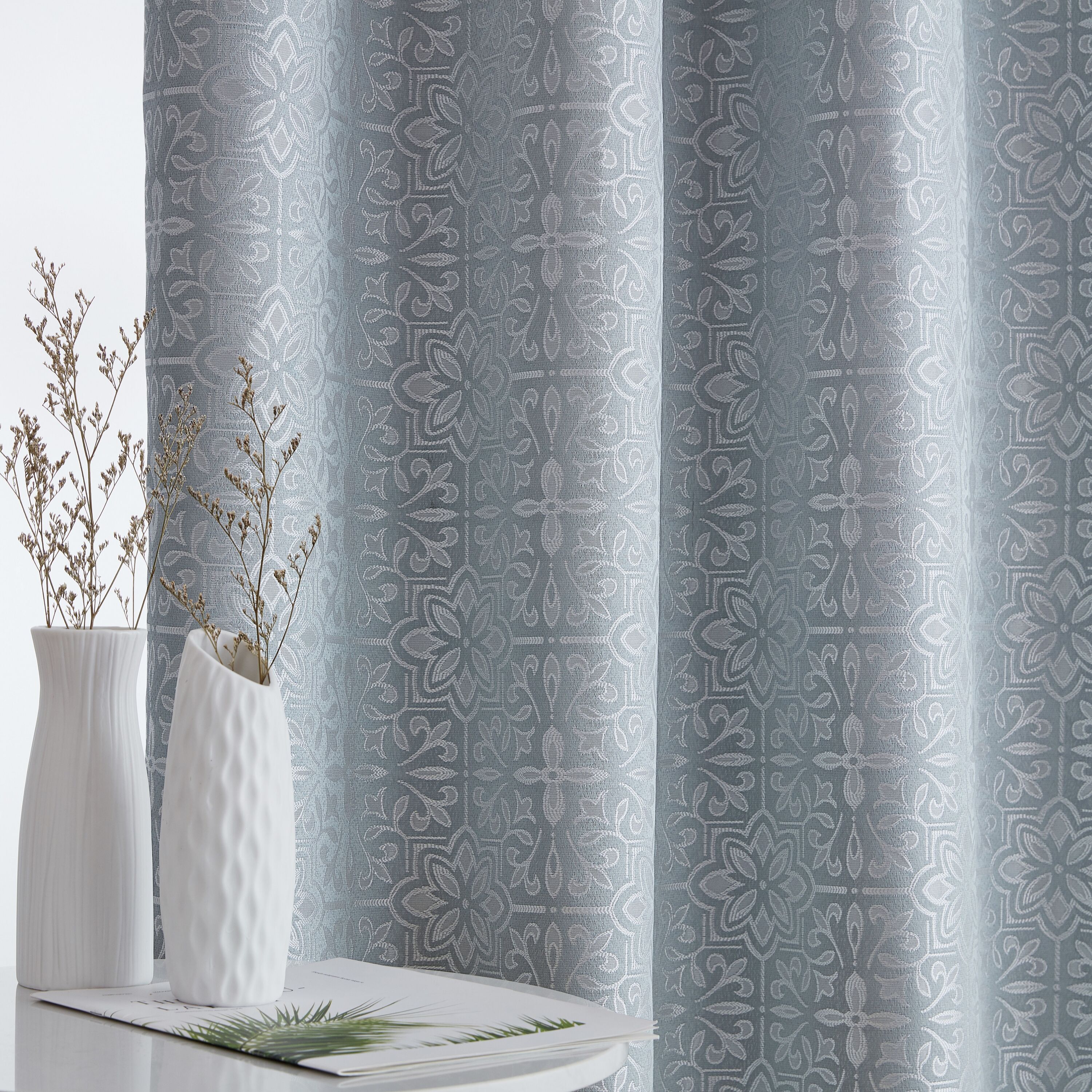 HLC.me MIA-BLKT-LTBLU54 curtains - View #4