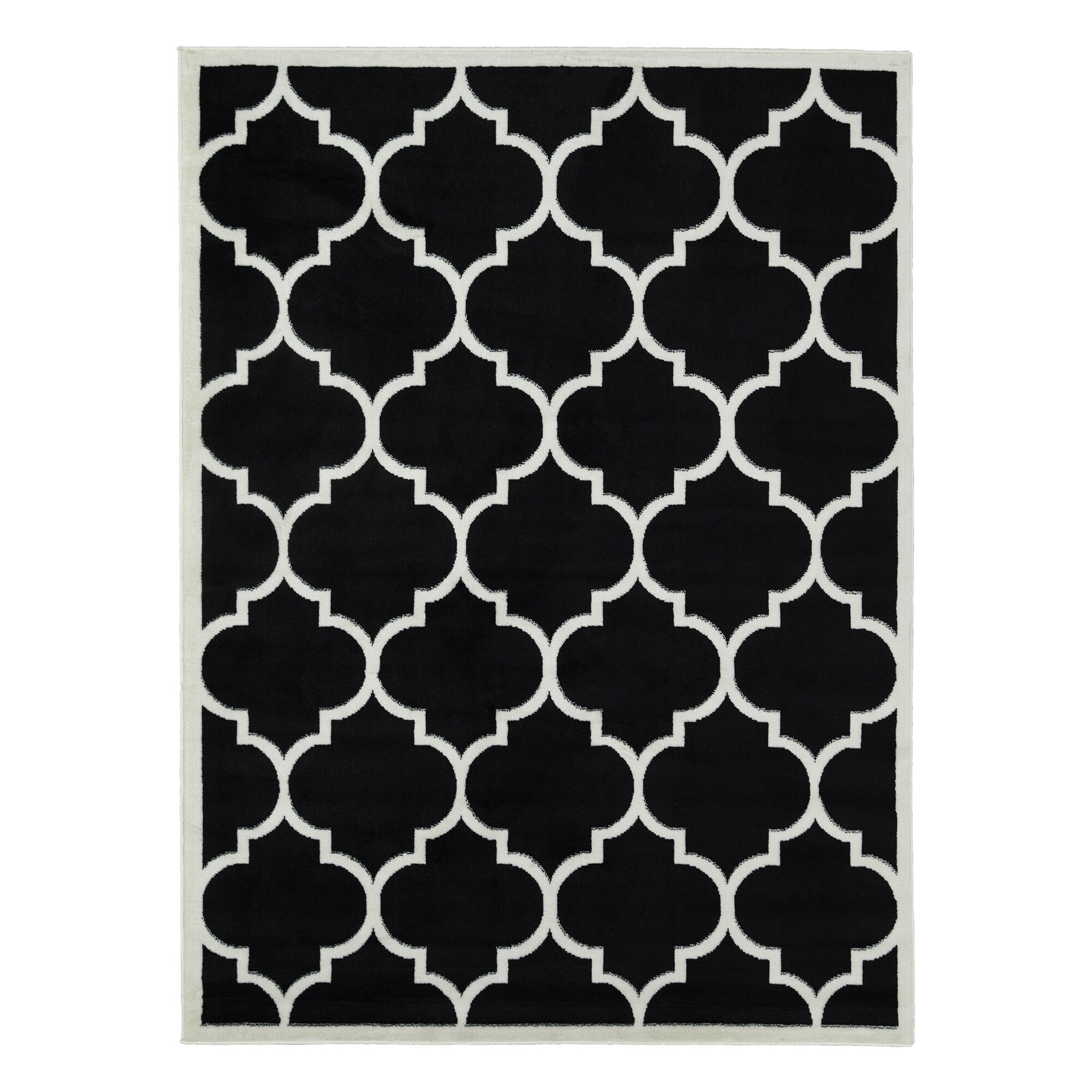Ottomanson PTR1559-8X10 Paterson 8 x 10 Black Indoor Area Rug