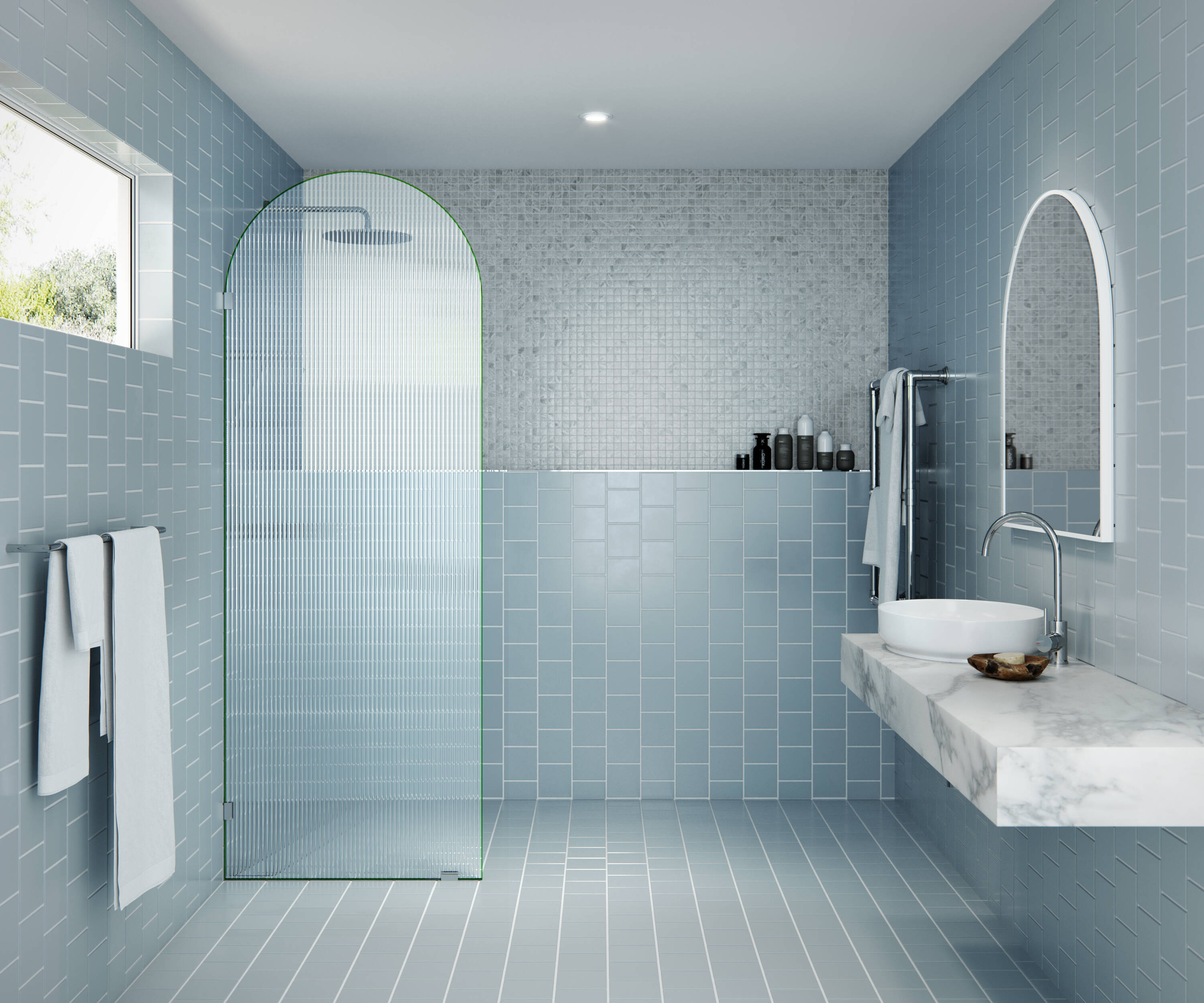 Glass Warehouse ARC-FL-30-CH Shower-Doors - View #3