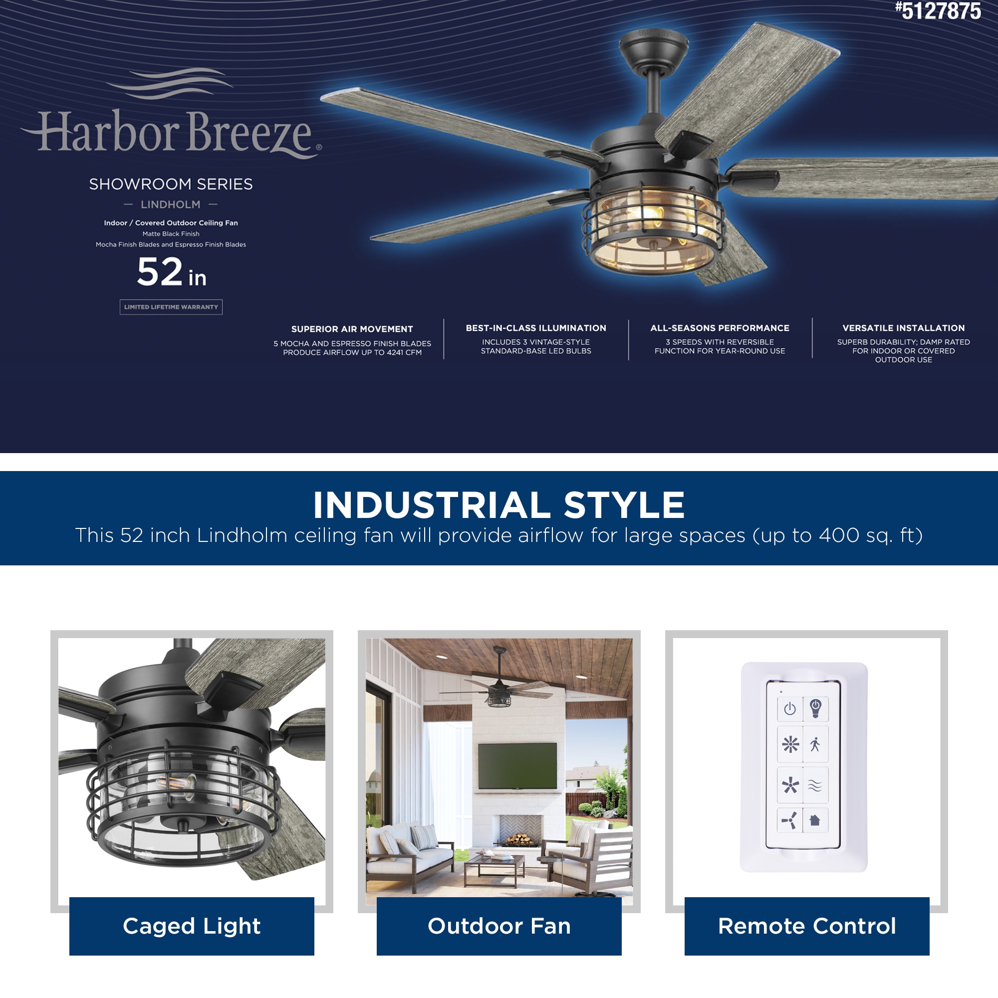 Harbor Breeze 43347 Ceiling-Fans - View #4
