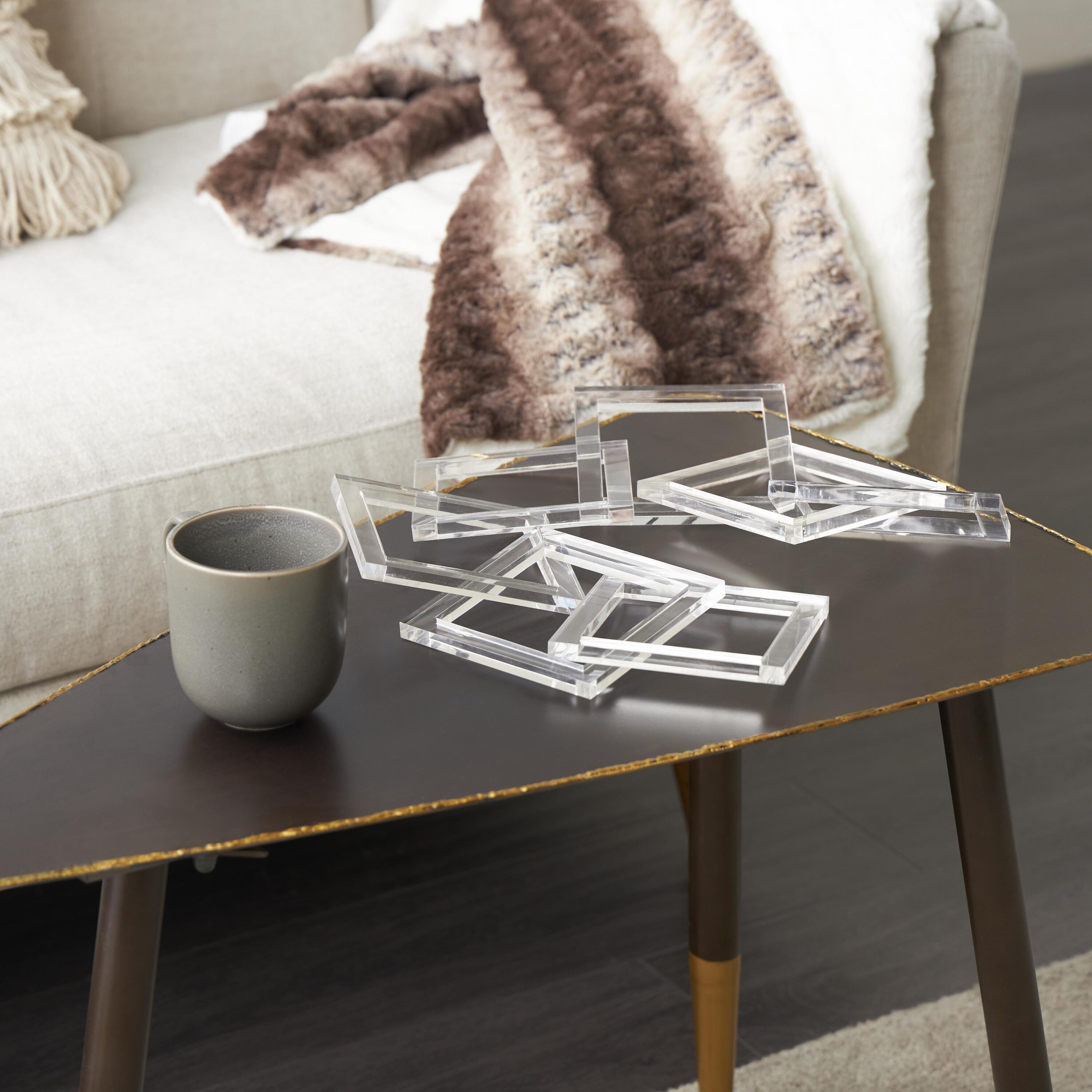 Grayson Lane 823231 Clear Acrylic Modern Sculpture