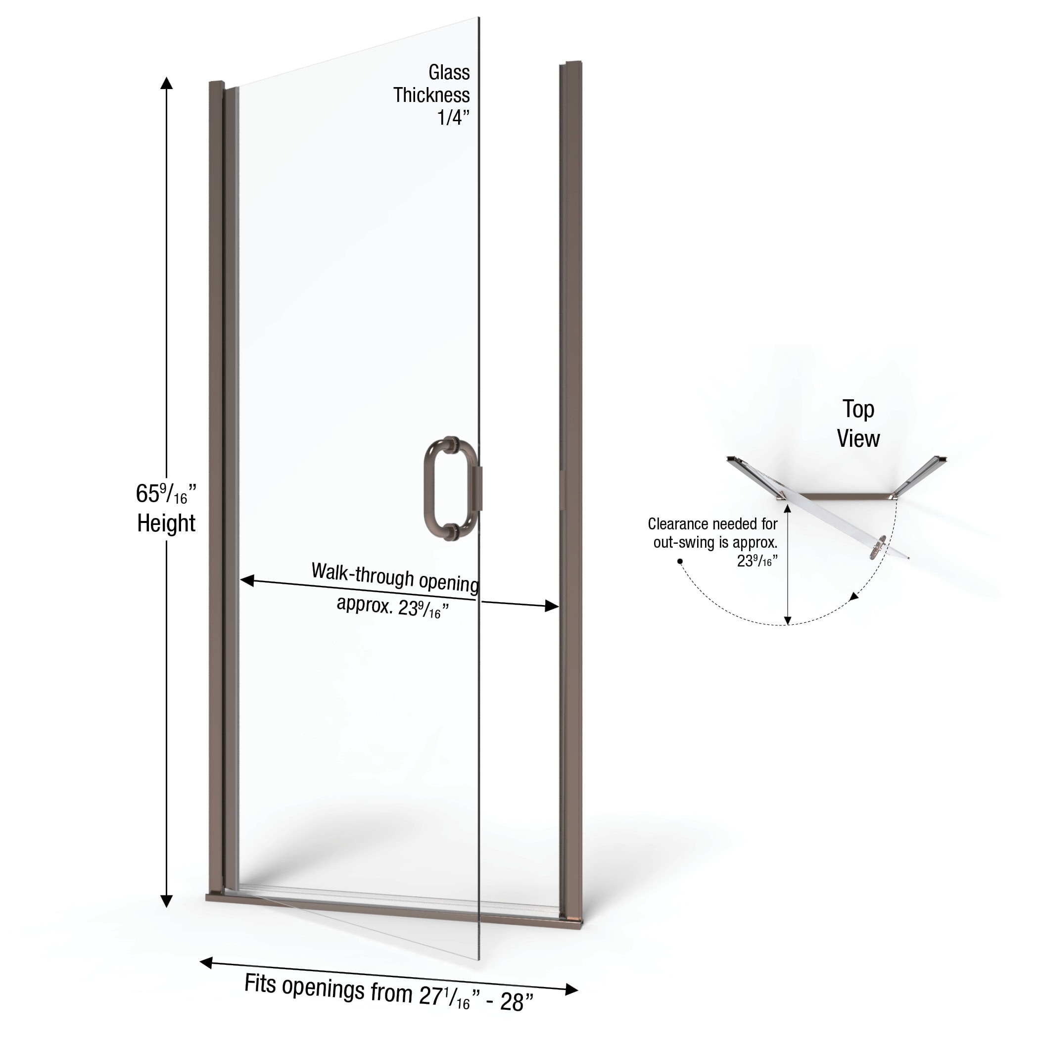 Basco INFN00A2865XPOR Shower-Doors - View #2