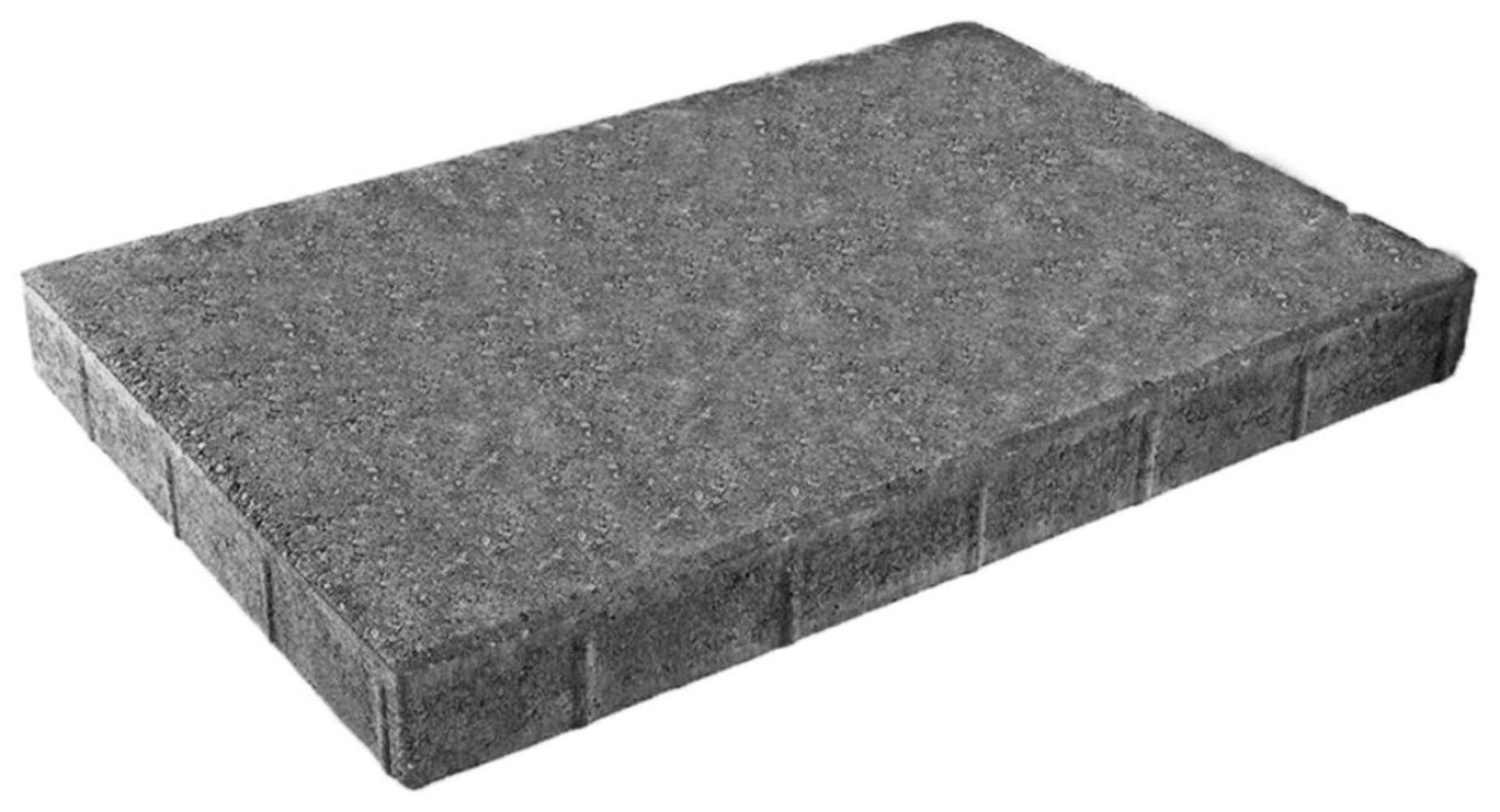 Pavestone 24-in L x 16-in W x 2-in H Rectangle Dark Slate/Smooth ...