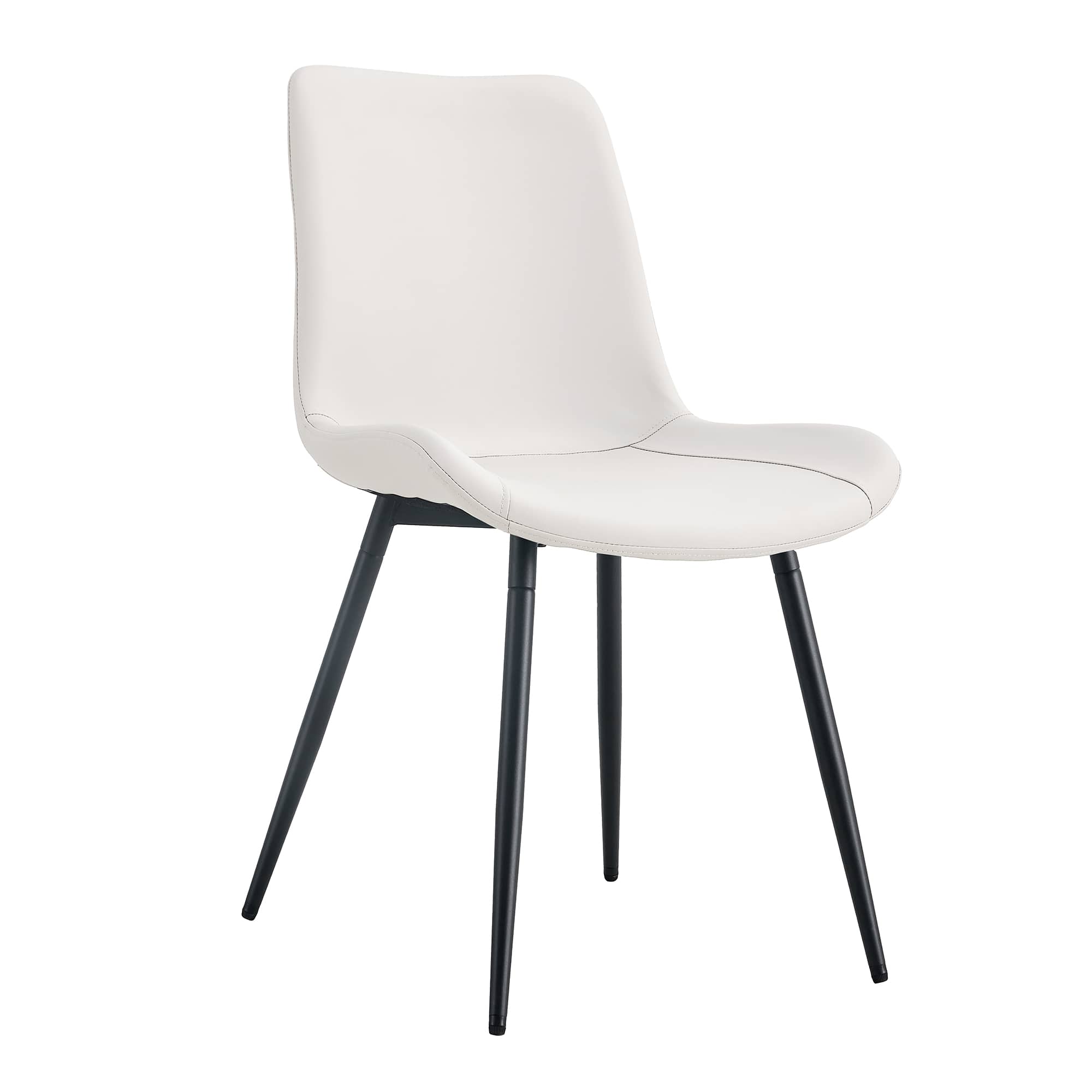 Vynxaria LEXY0133-DJCY-6WHI Dining-Chairs - View #6