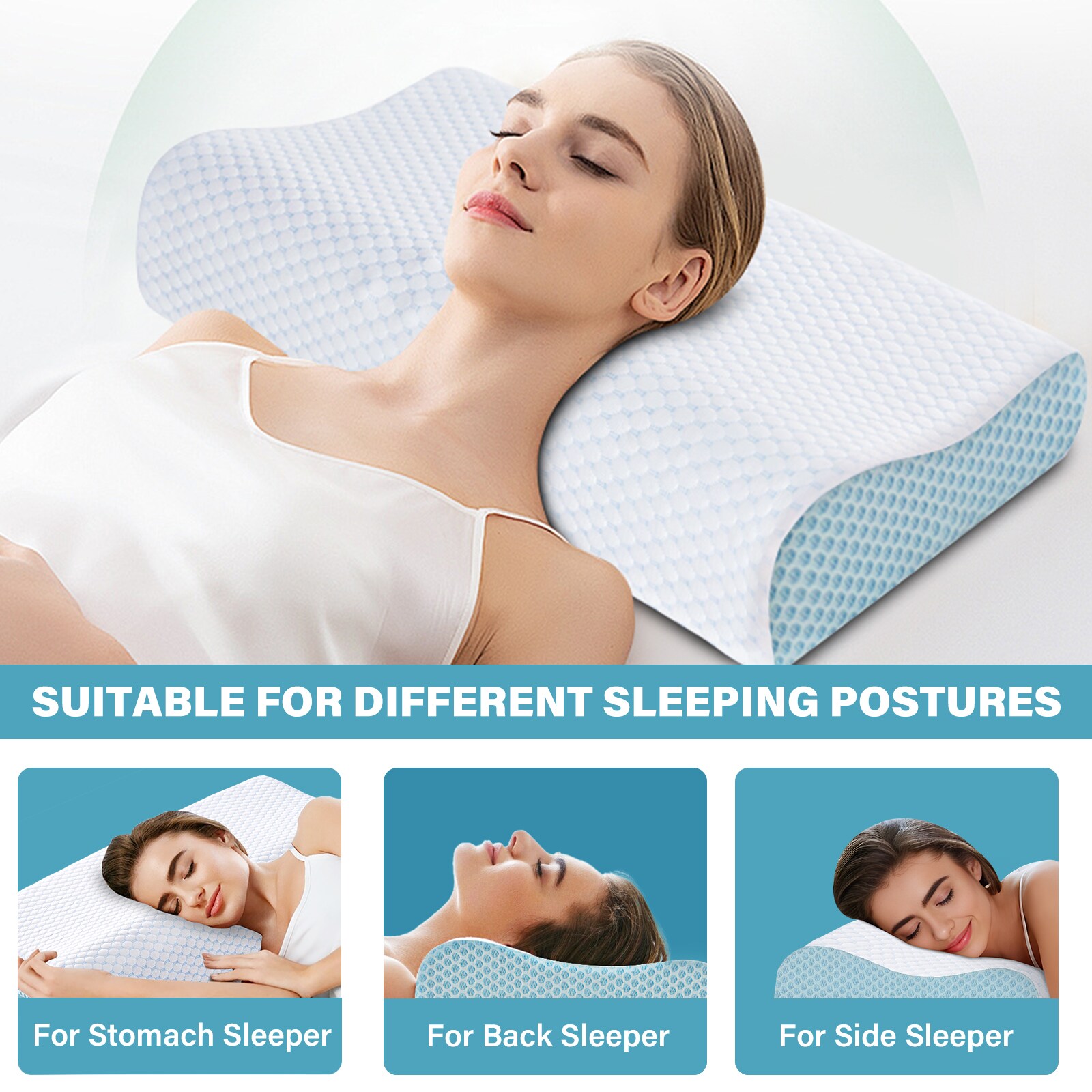 VOUA SAF-BLZ-BL2 Bed-Pillows - View #5