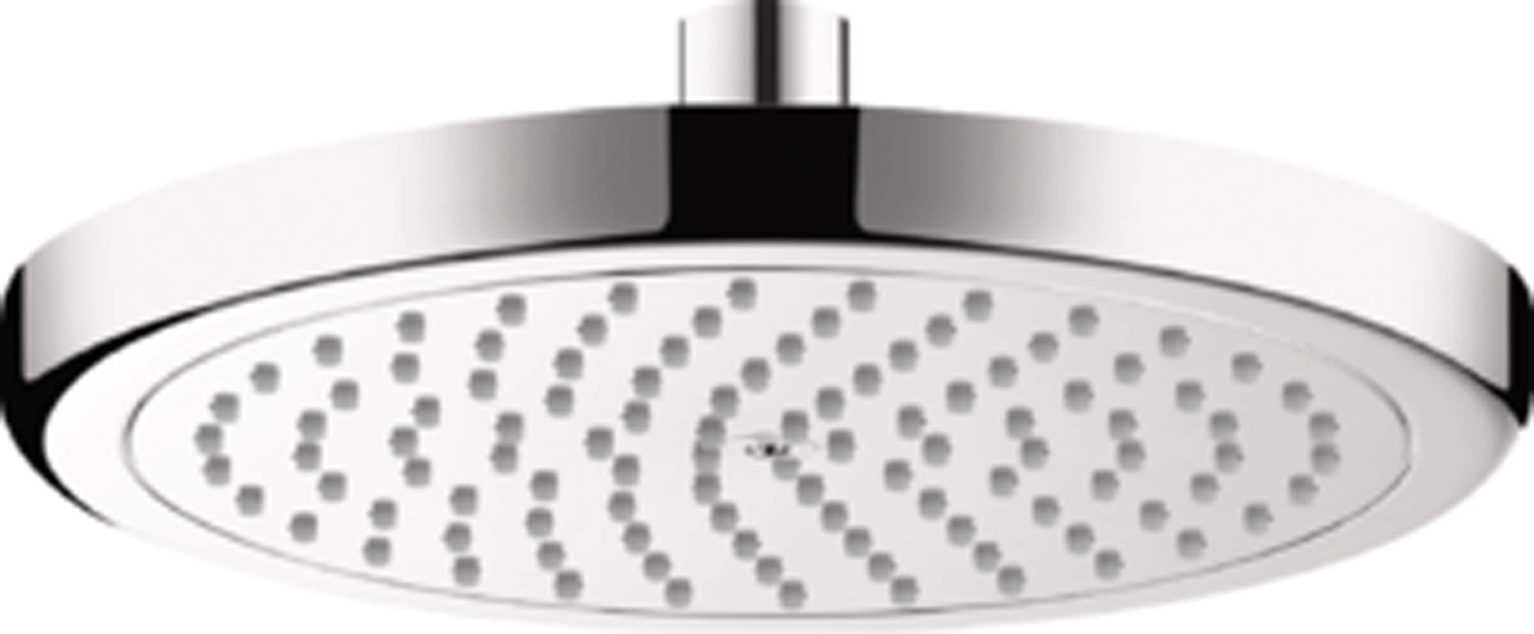 Hansgrohe 26915001 Chrome Sold separately Single function 8.63-in Round Shower Faucet