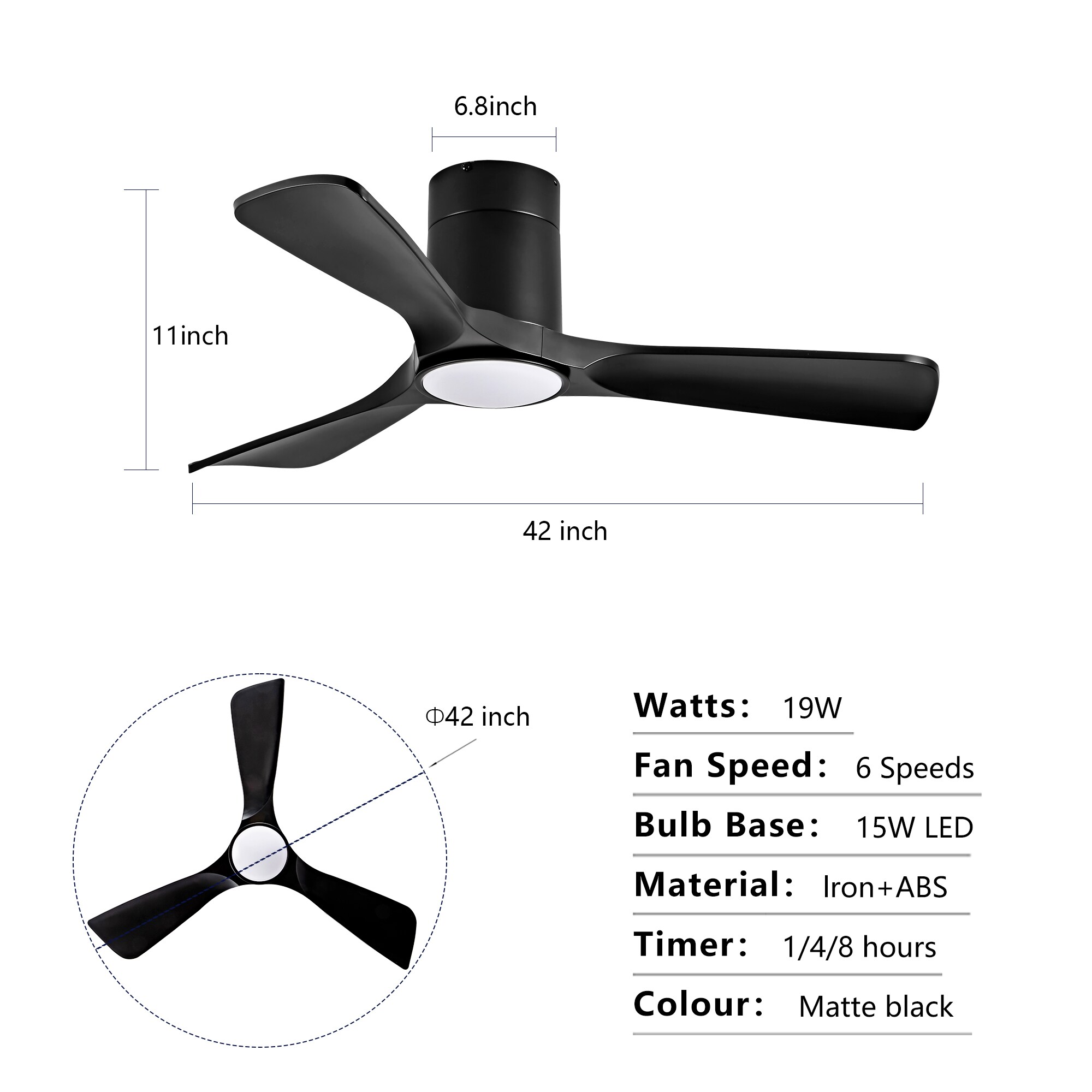 BABOOM BOM-2137620-OR Ceiling-Fans - View #6