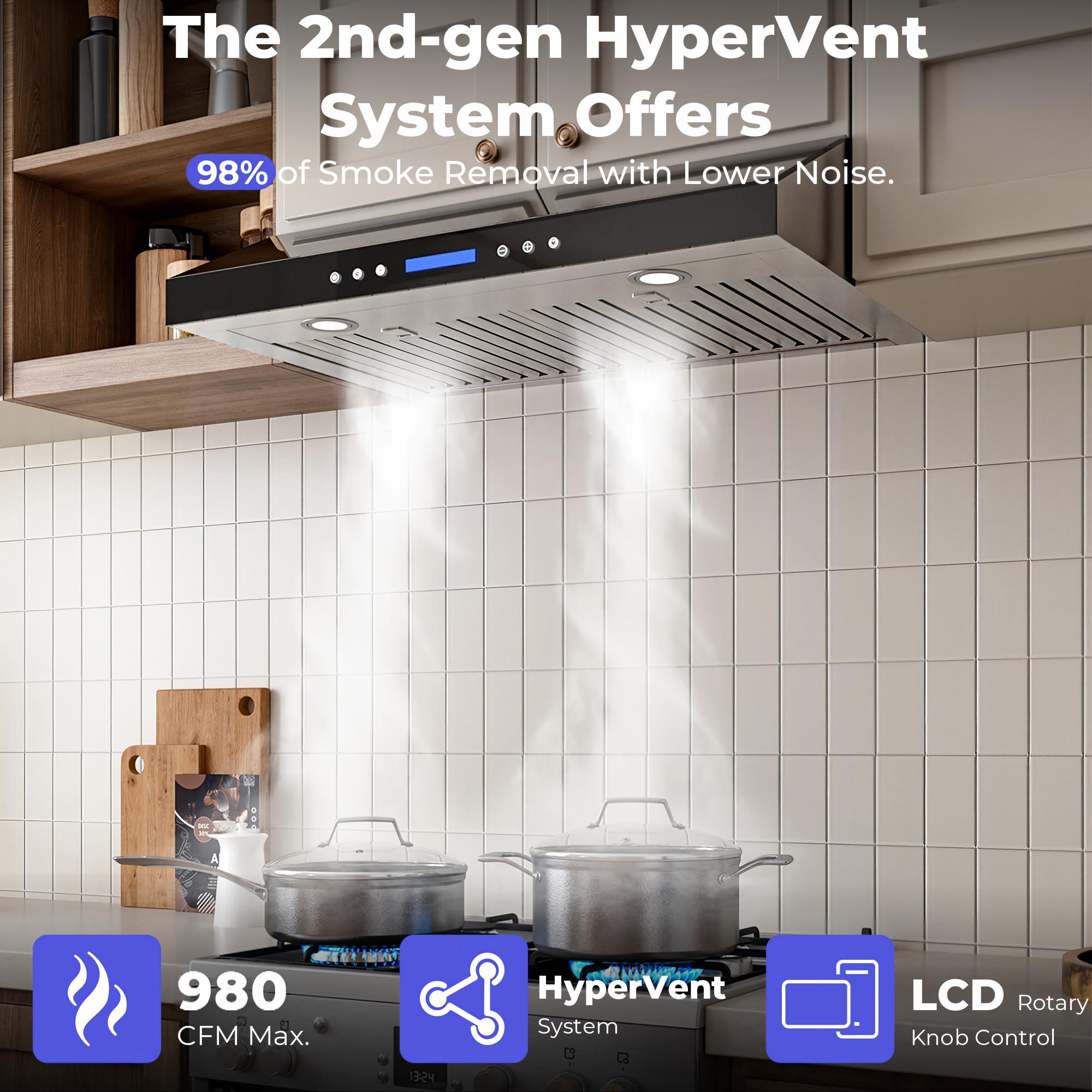 DZS DNAC02-30BG Undercabinet-Range-Hoods - Thumbnail View #3