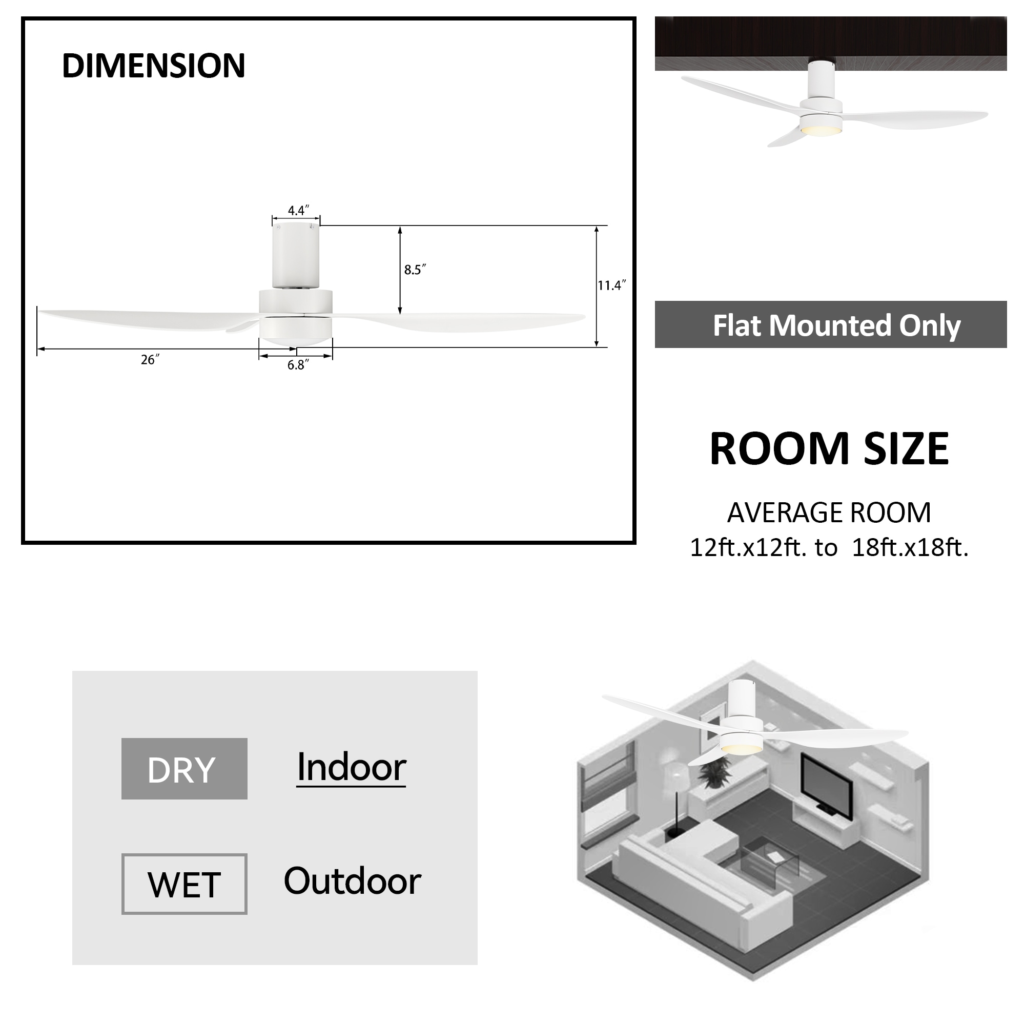 CARRO USA LS523N4-L11-W1-1-FM Ceiling-Fans - View #8