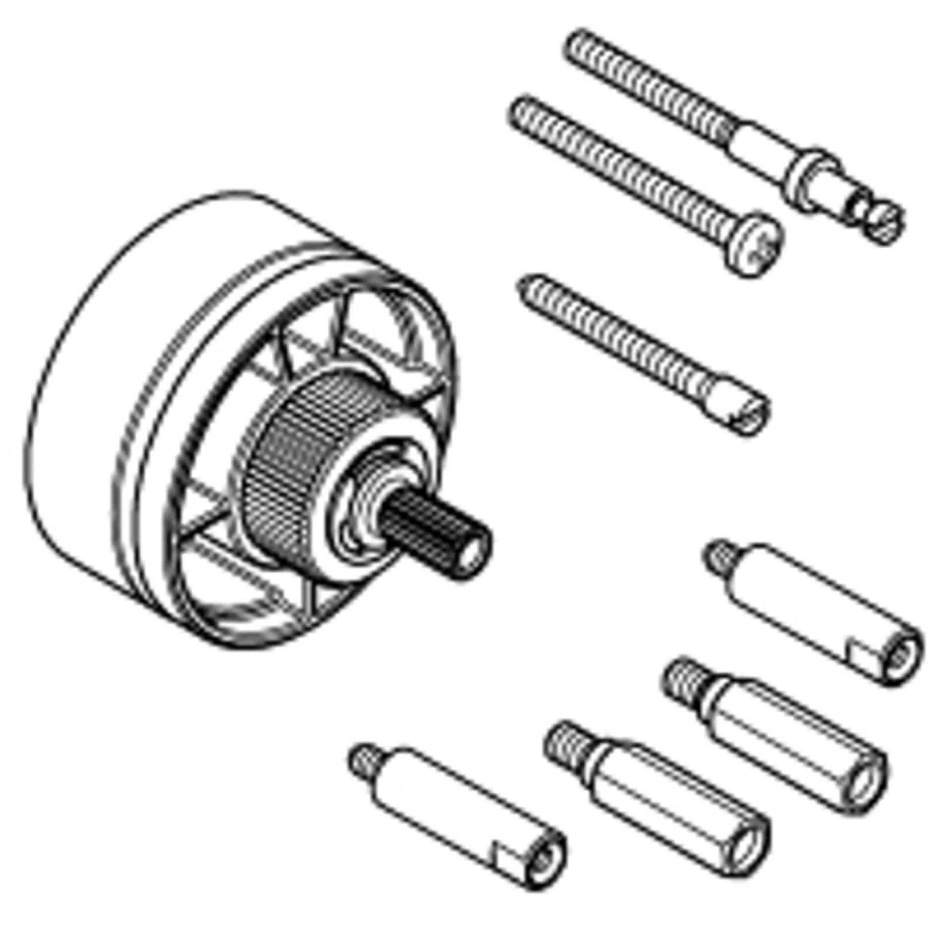 GROHE 47996000 Metal Faucet or Tub/Shower Hardware kit