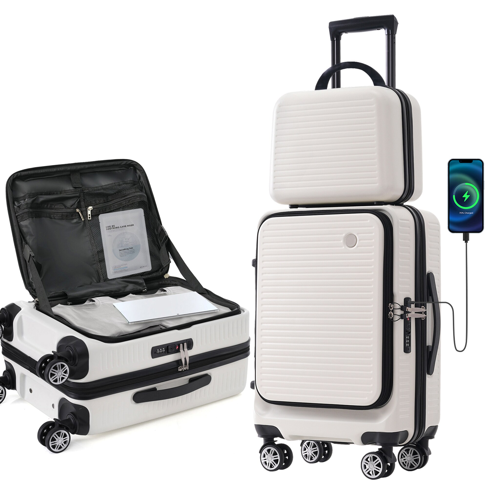 SINOFURN SYD9300001WT Luggage-And-Luggage-Sets - View #9