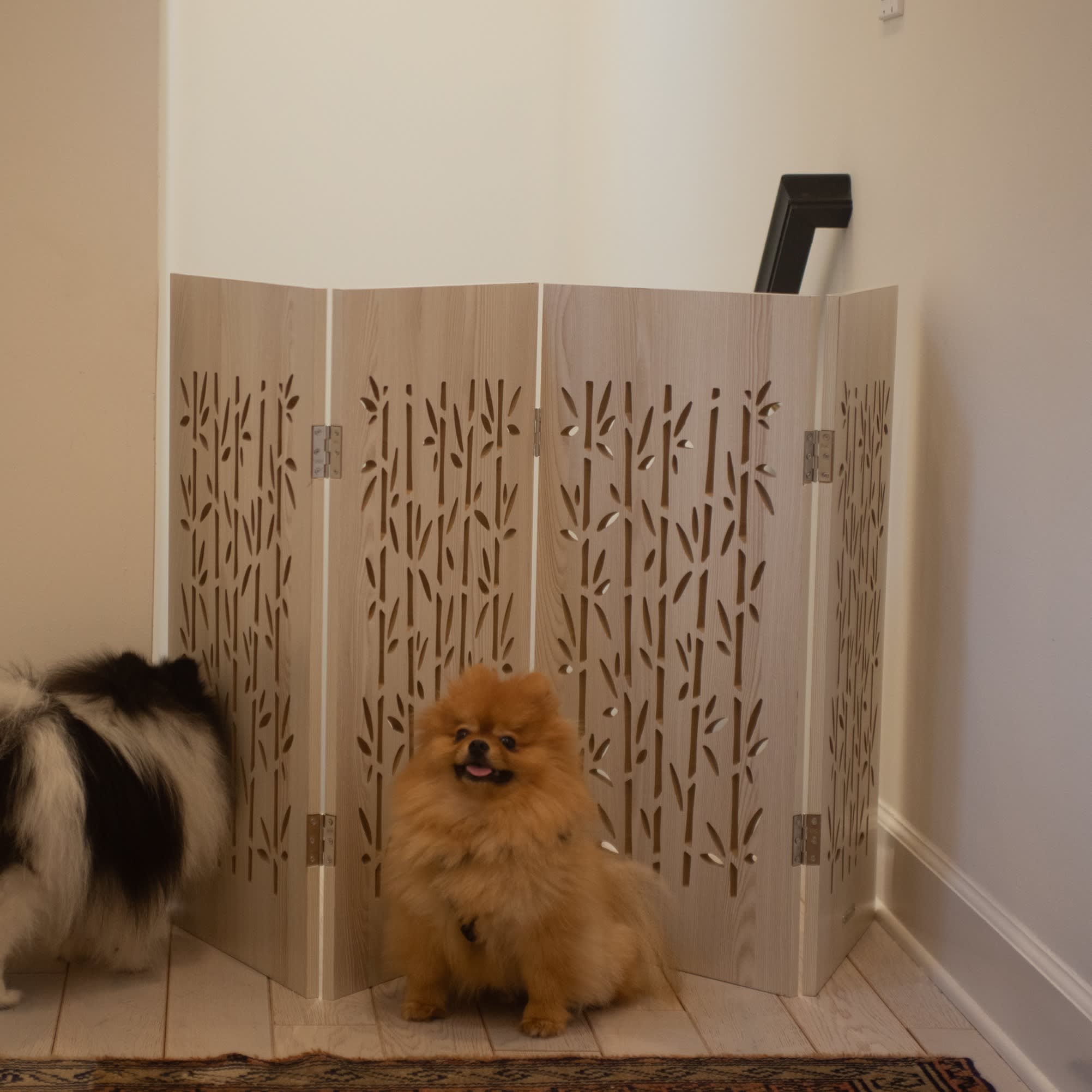 Cardinal Gates Decorative Freestanding Wood Pet Gate - Aspen