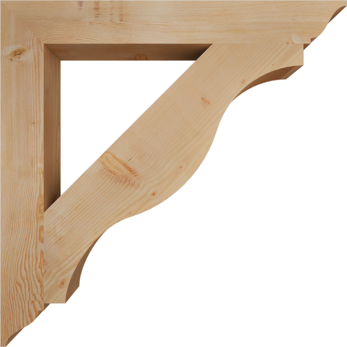Ekena Millwork BKT06X48X48FST01SDF Exterior-Brackets-Braces - View #3