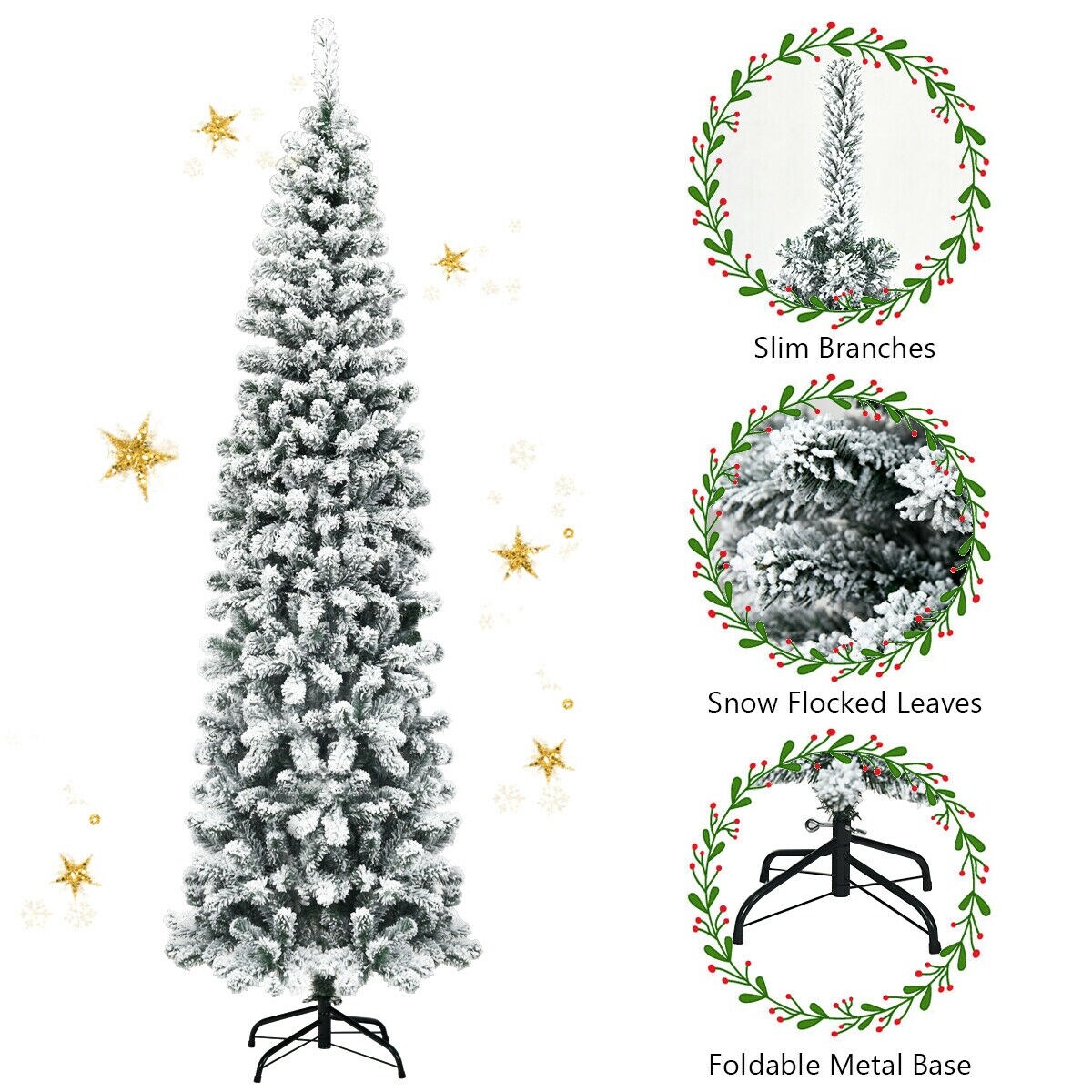 Forclover HYFW-TR800 Artificial-Christmas-Trees - View #4