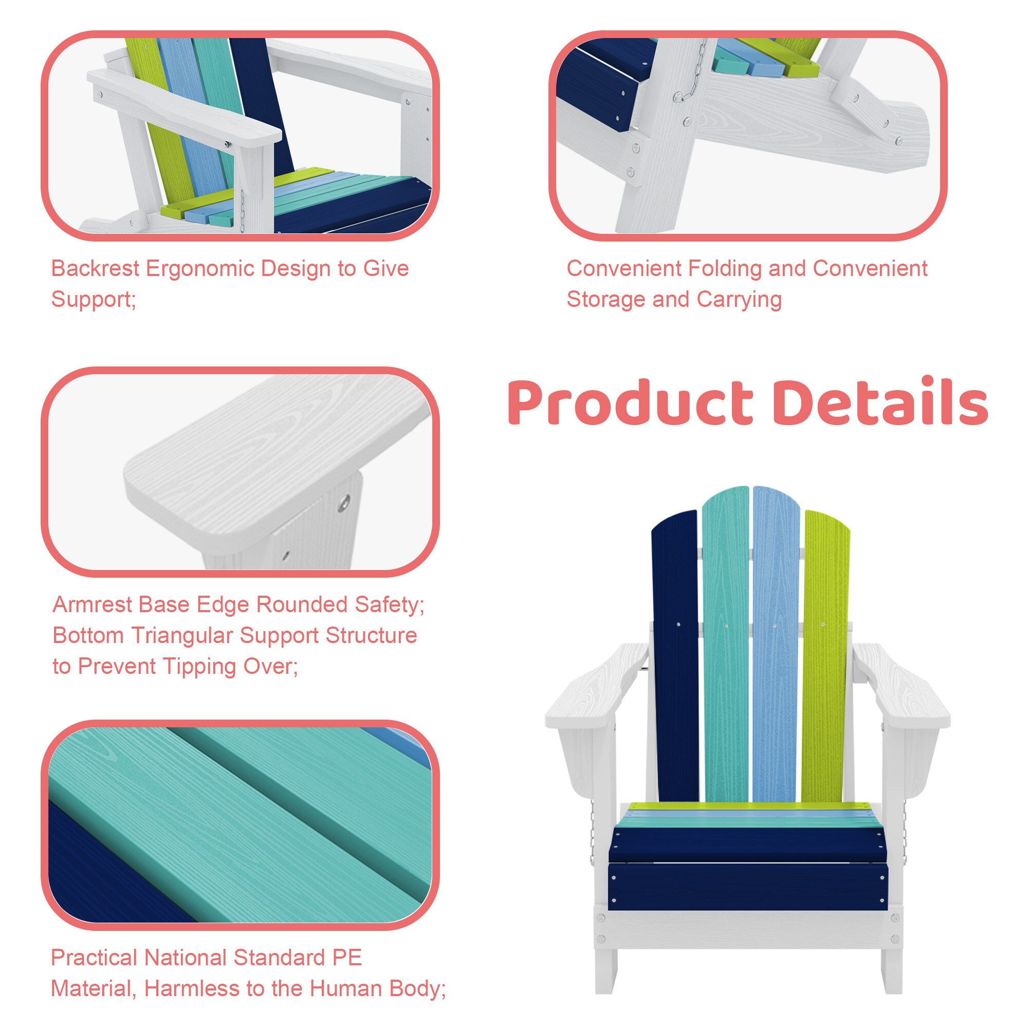 VOUA AK-CDYD-GW Patio-Chairs - View #4