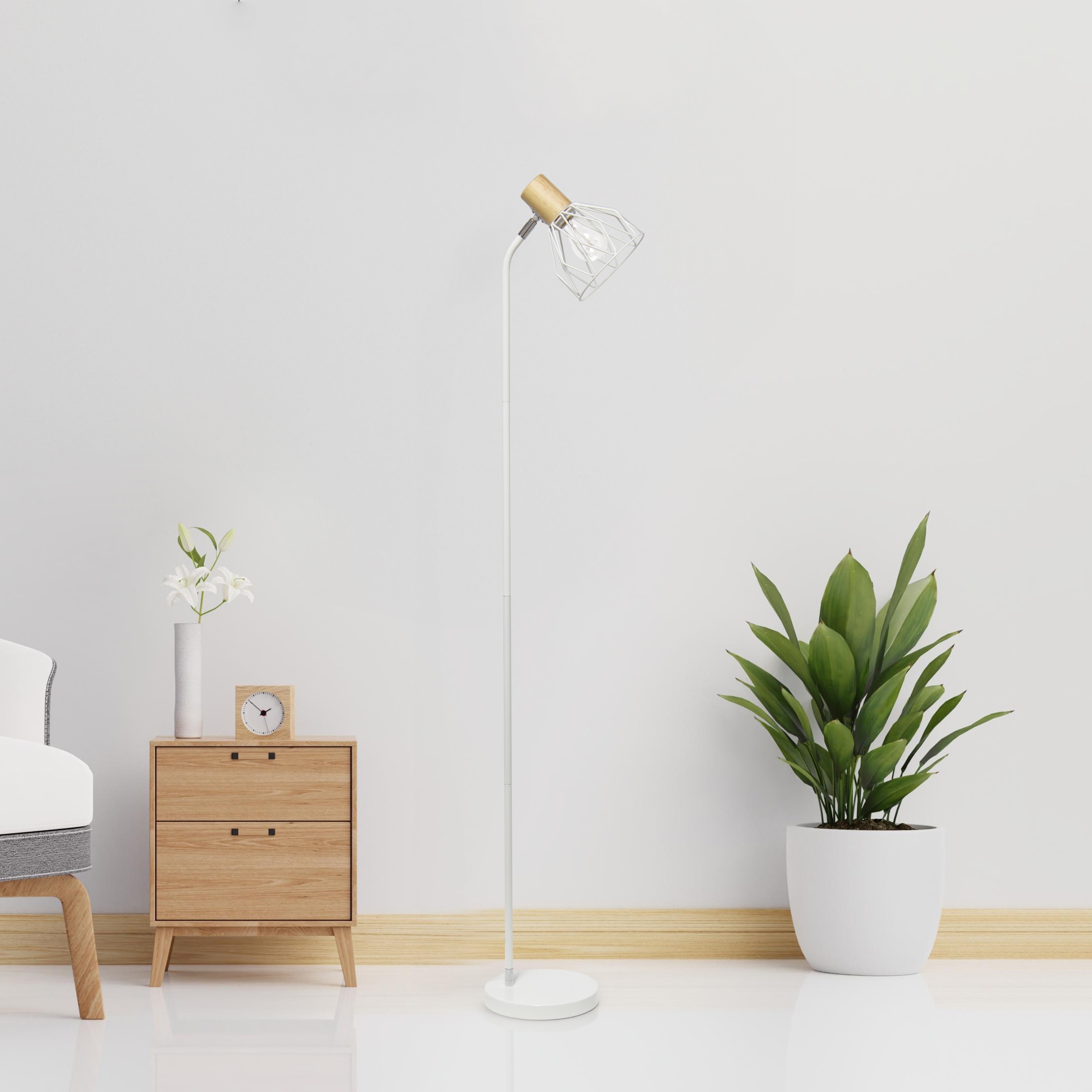 Simple Designs LF2019-WHT floorlamps - View #4