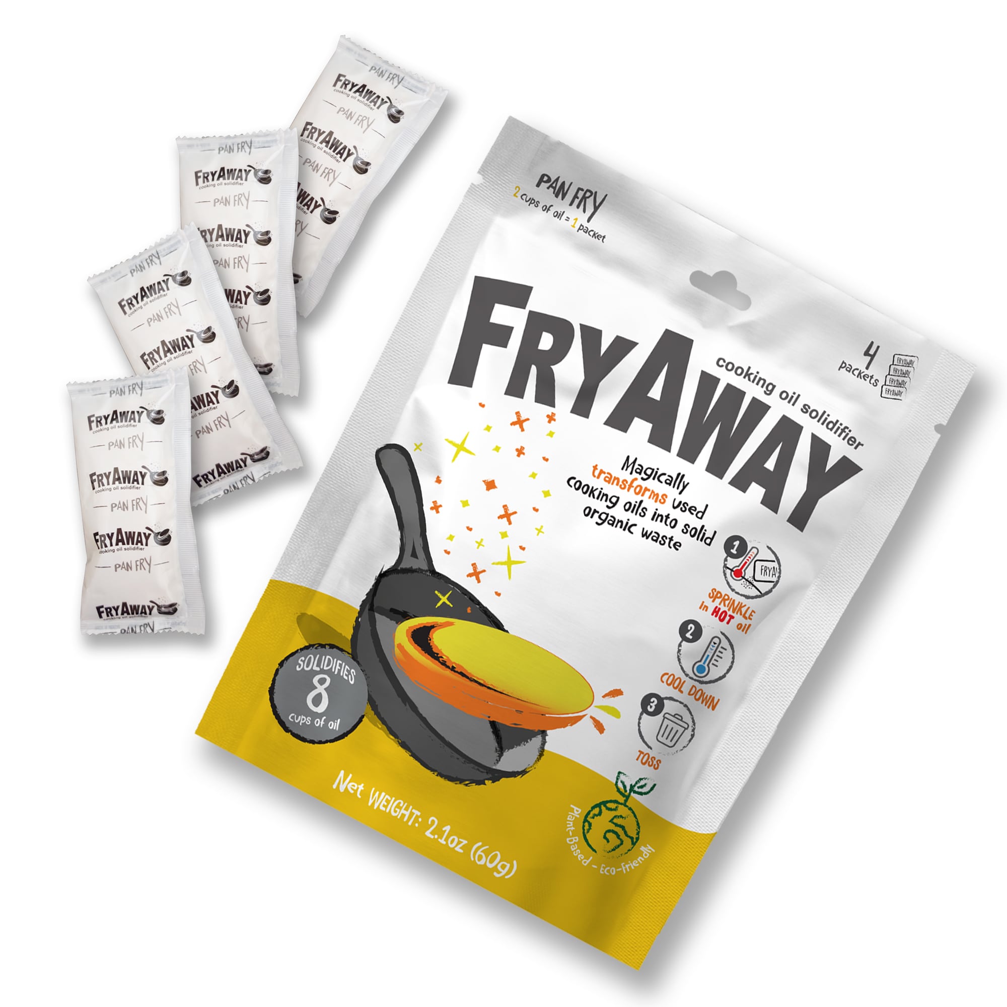 FryAway PF0917 Pan Fry 2.1 Ounce(s) Oil solidifier