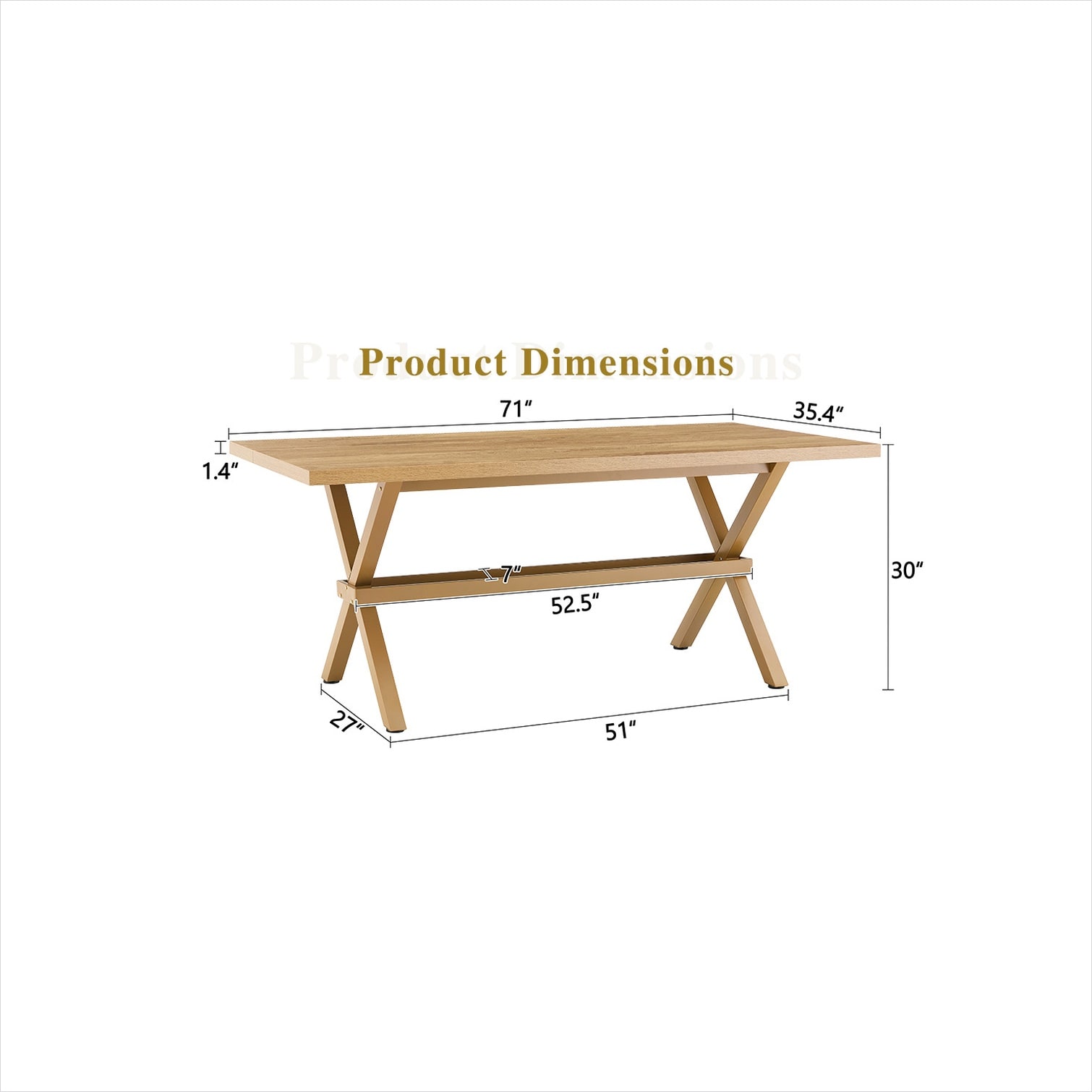 SUNCREAT CZ5VZOHYS55K Dining-Tables - View #6