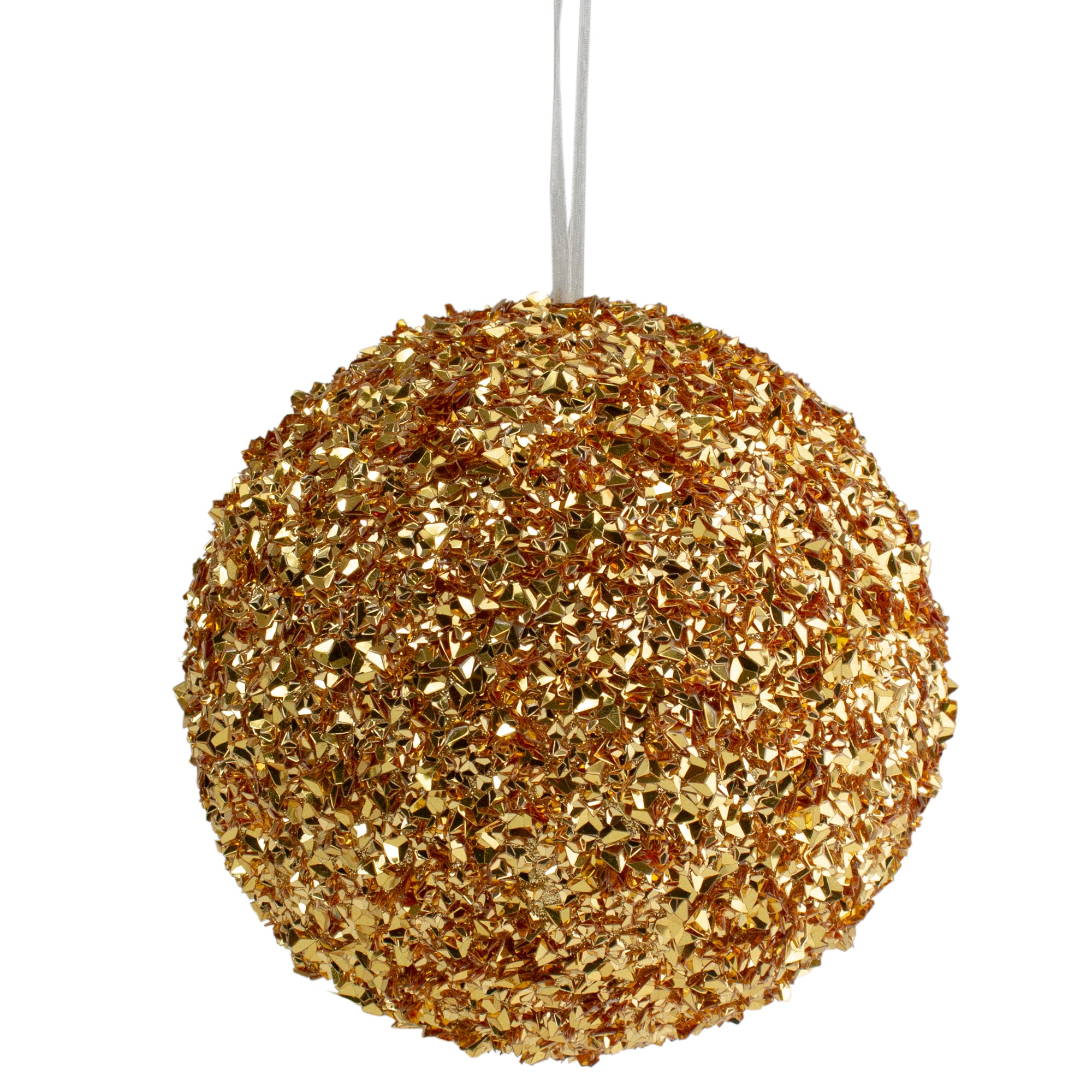 Northlight 34314318 Gold Ball Jumbo Indoor Ornament Shatterproof