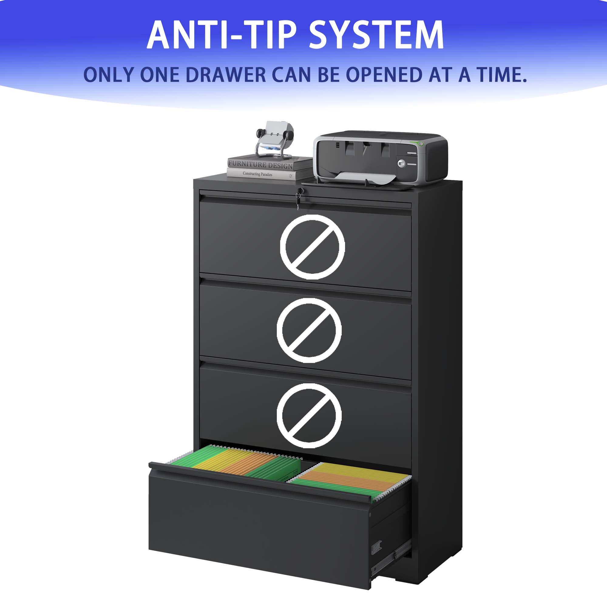 Kahomvis MAKE-QPO2-450 Storage-Cabinets - View #5