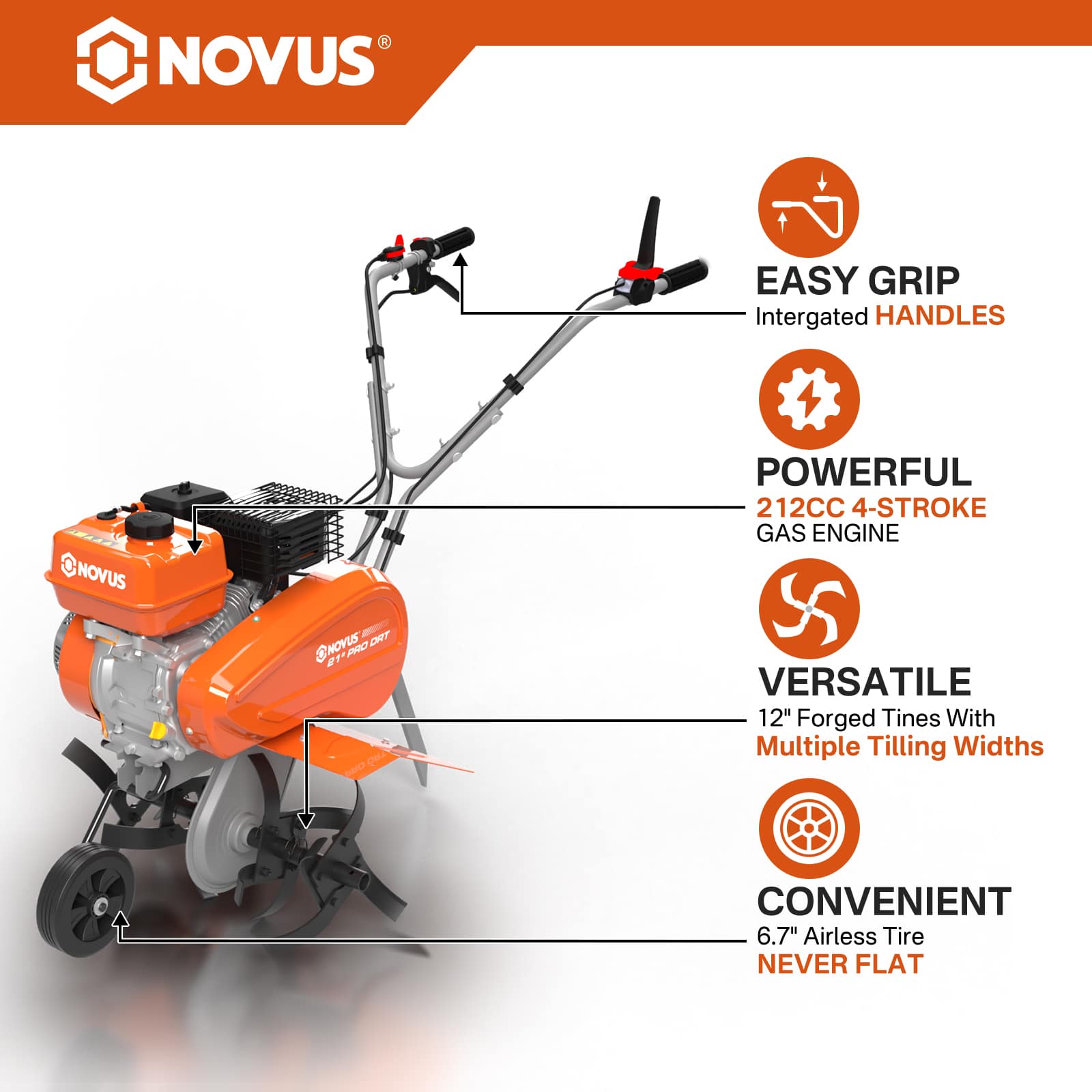 Novus NV21FTG tillers - View #7