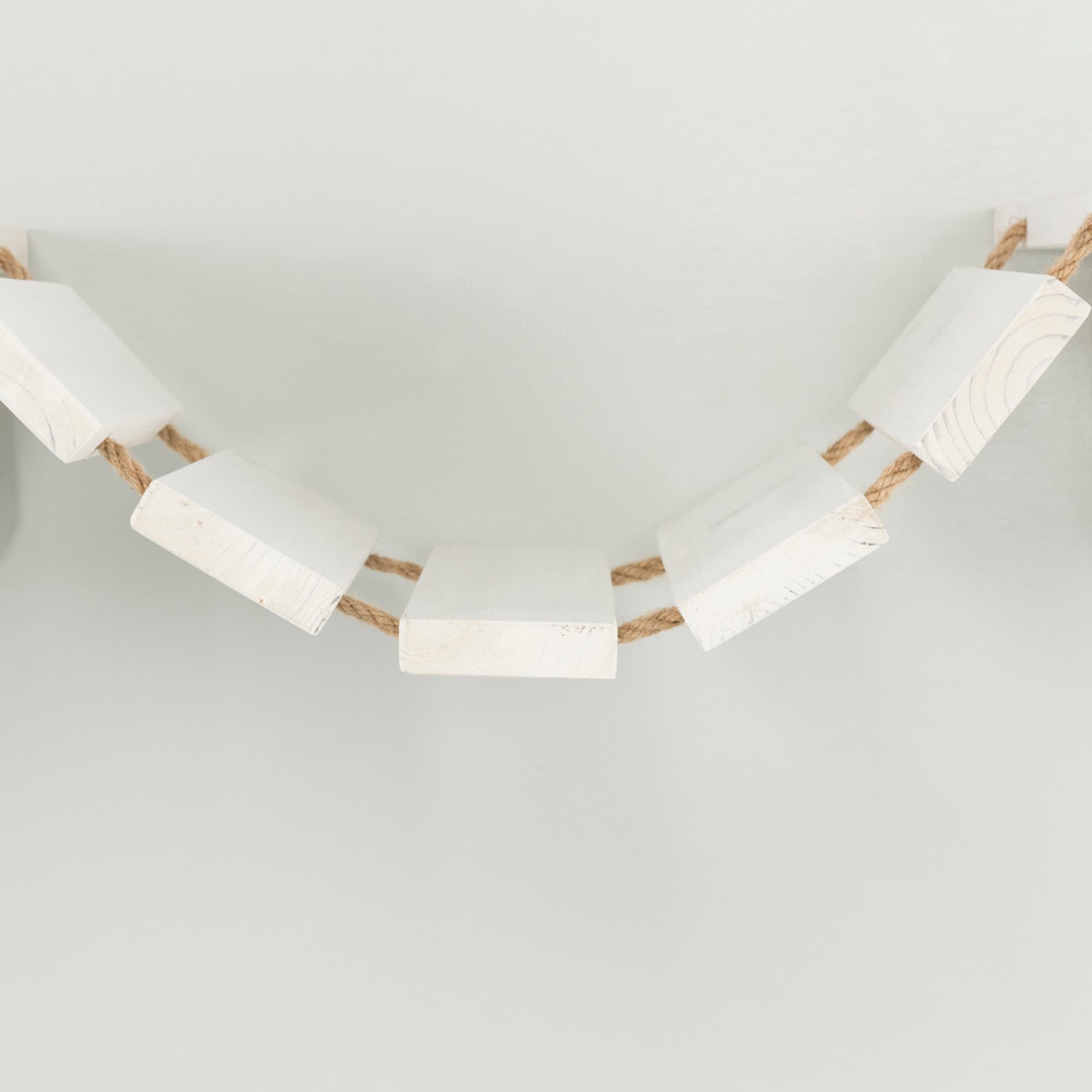 White Wall Mounted Cat Bridge with Sisal Steps