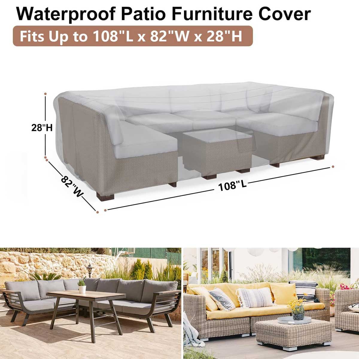 Aoibox LABPC2920 Patio-Furniture-Covers - View #2