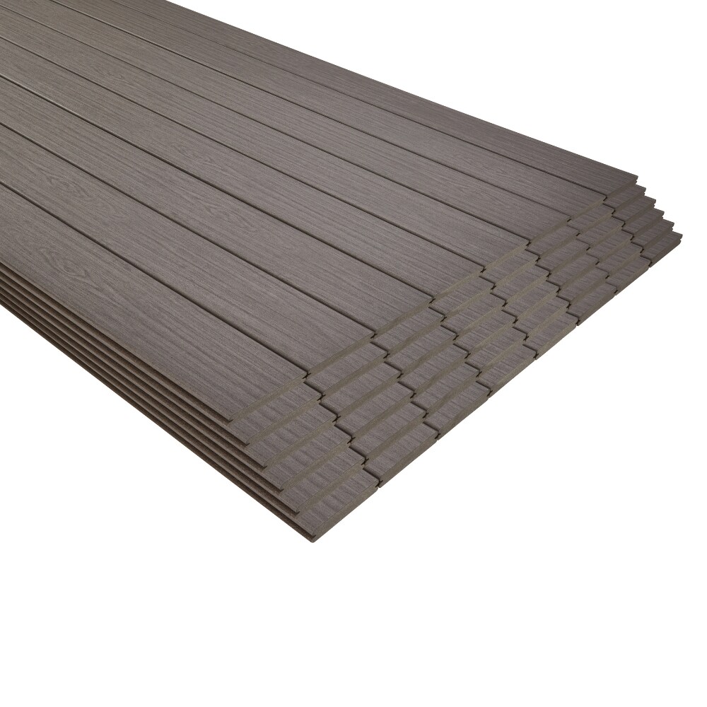 Trex WY010616NG48 Signature 1-in x 6-in x 16-ft Whidbey Grooved Composite Deck board 48 -Pack