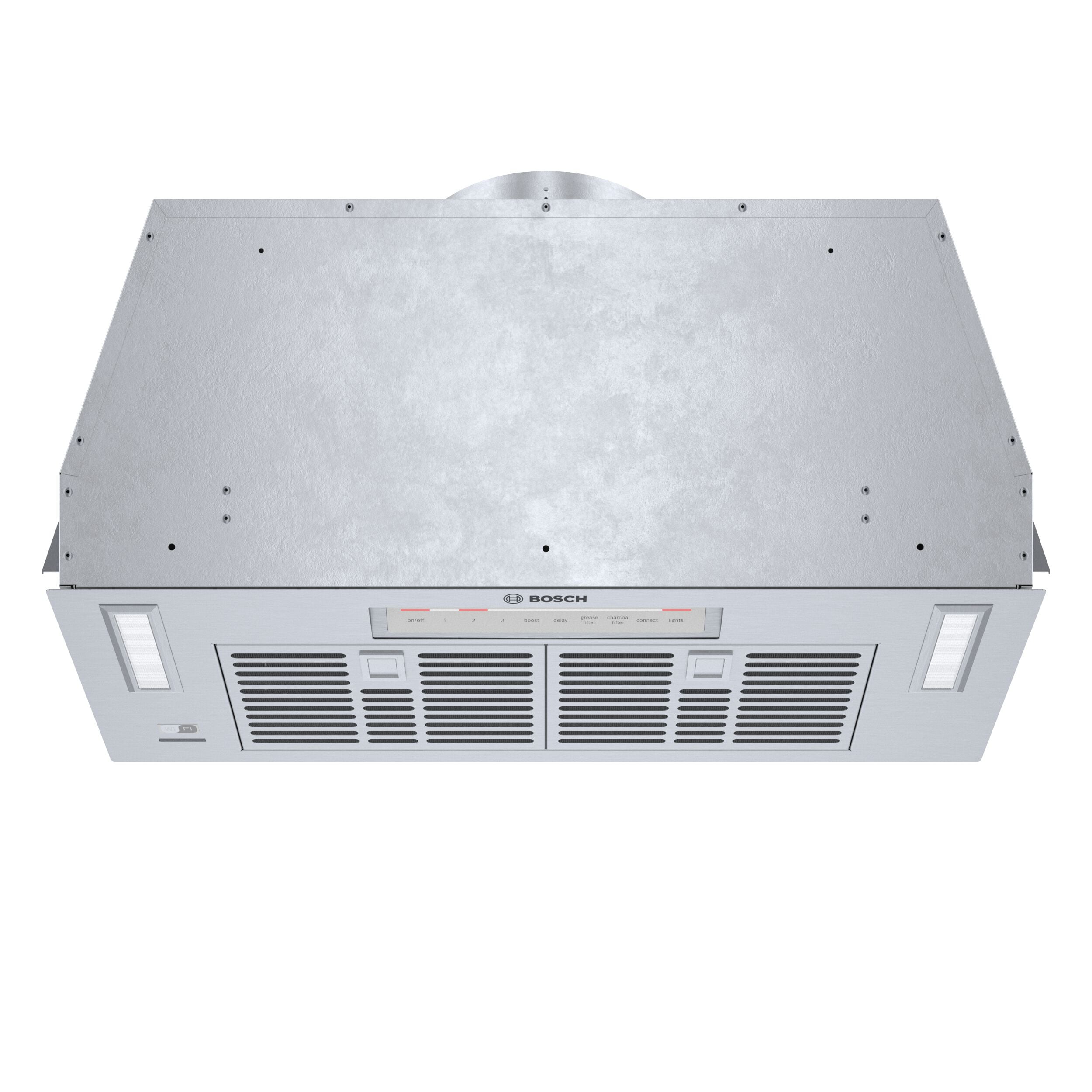 30-in 600-CFM Ducted Stainless Steel Smart Under Cabinet Range Hoods Insert with Charcoal Filter | - Bosch HUI80553UC