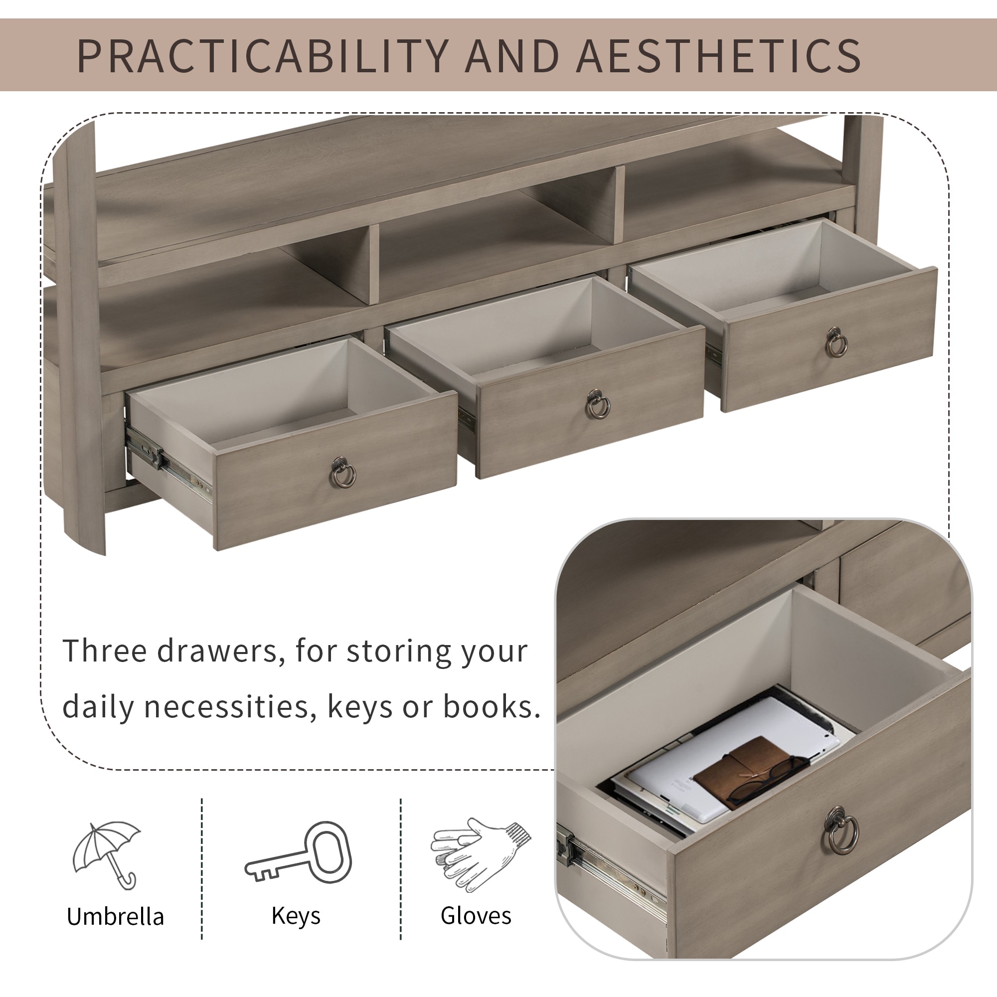 AHIOU HOME ZAAH-CT298607E Console-Sofa-Tables - View #3