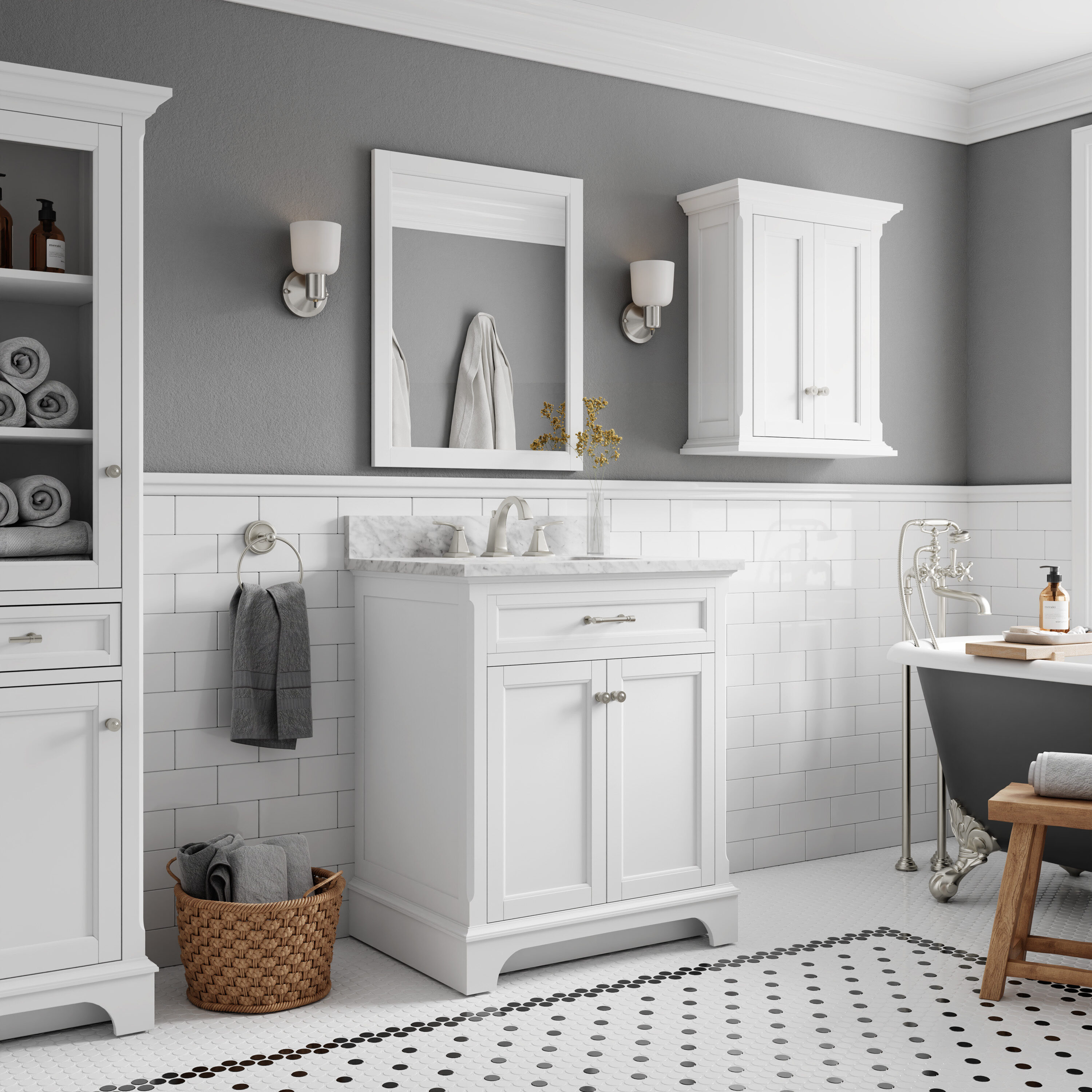 allen + roth 2026WC-24-201 Bathroom-Wall-Cabinets - View #8