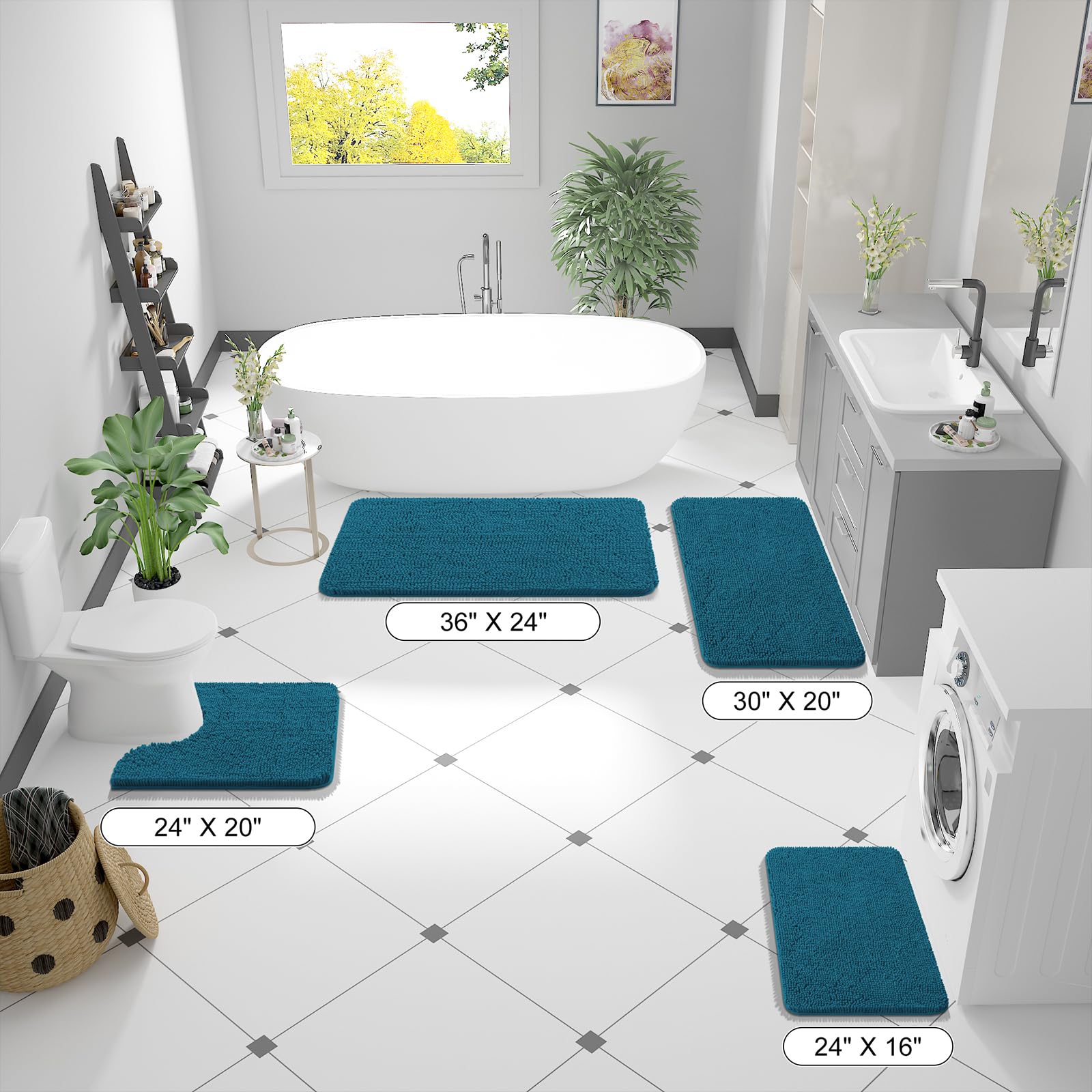 SenQWFa LSQ0719S078 Bath-Rugs - View #2