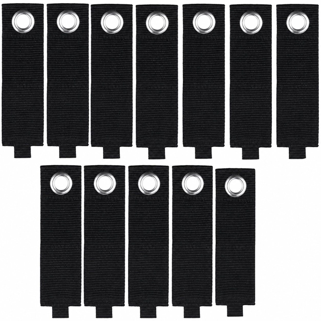 Aoibox  12 Piece Heavy Duty Extension Cord Holder Straps 13 in Adjustable Cord Wrap Hangers for Cables Hoses Tools
