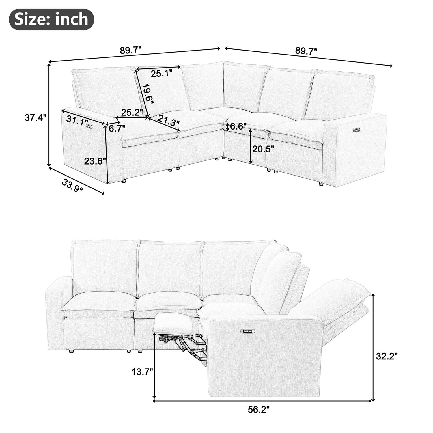 Bybafun YA3700277 Sofas-Loveseats - View #5