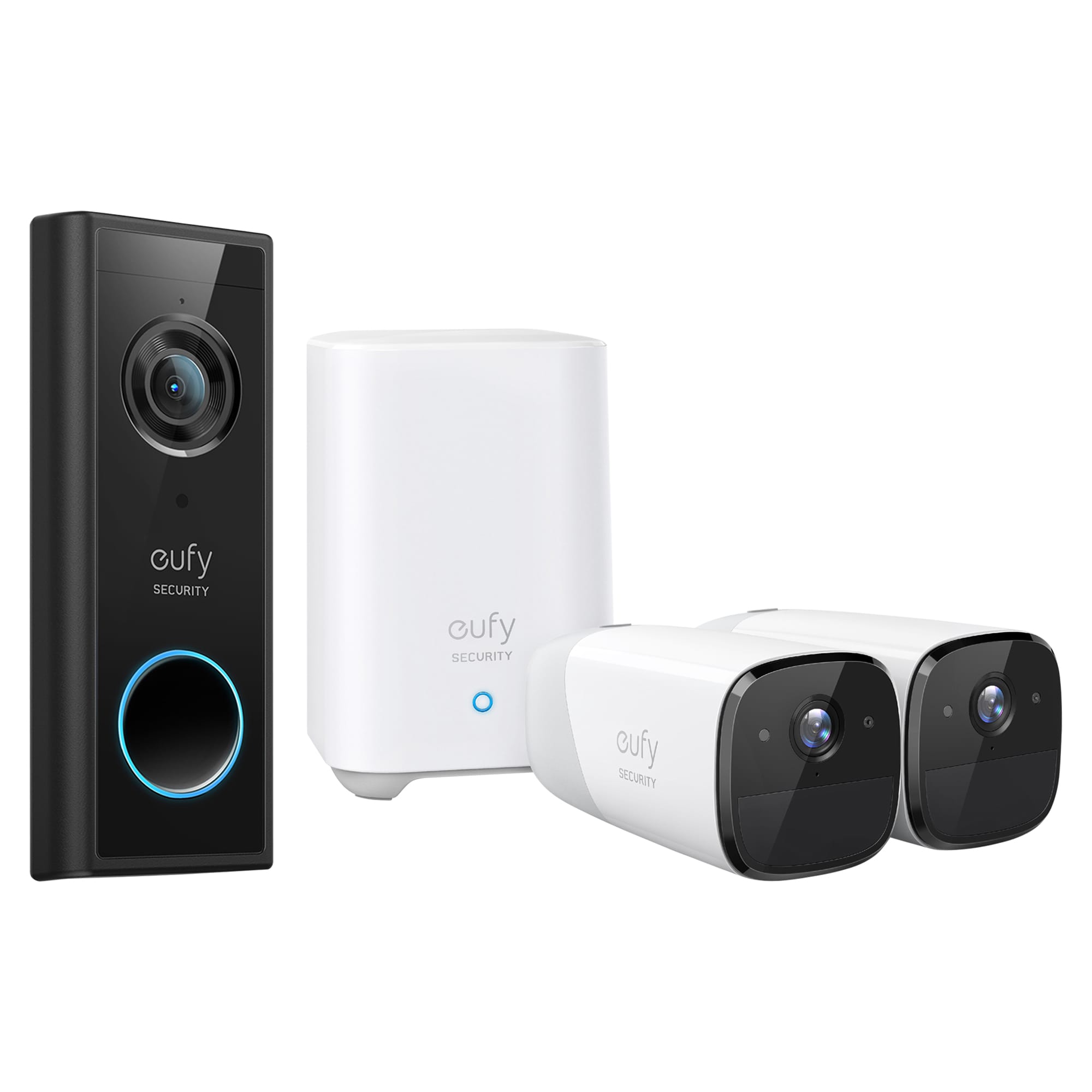 Shop eufy Security eufy Security eufycam2 Pro 2Cam Kit + 2K Dual Power  Video Doorbell at