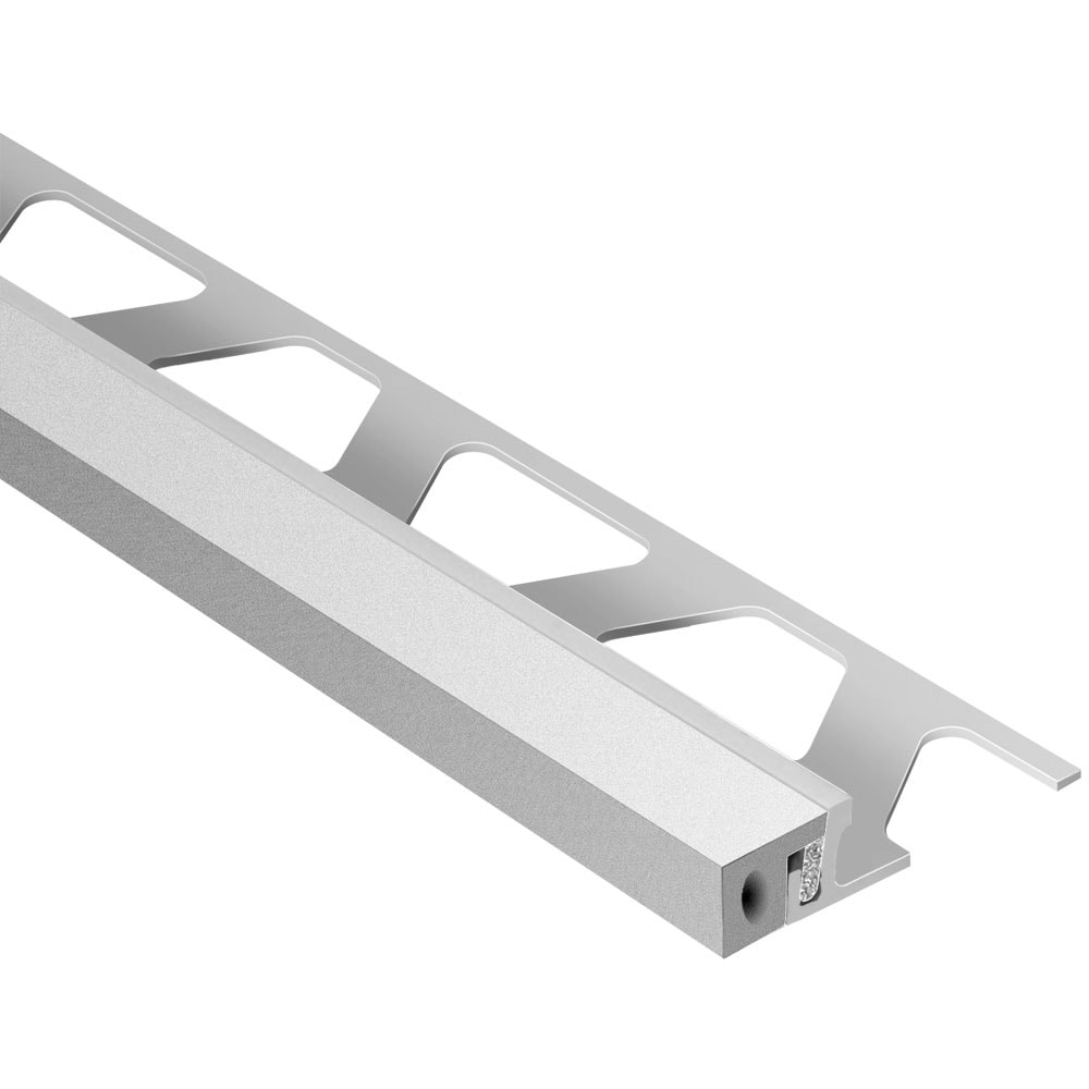 Schluter Systems AKSA110PG Dilex-KSA 0.438-in W x 98.5-in L Classic grey Aluminum Tile Edge Trim