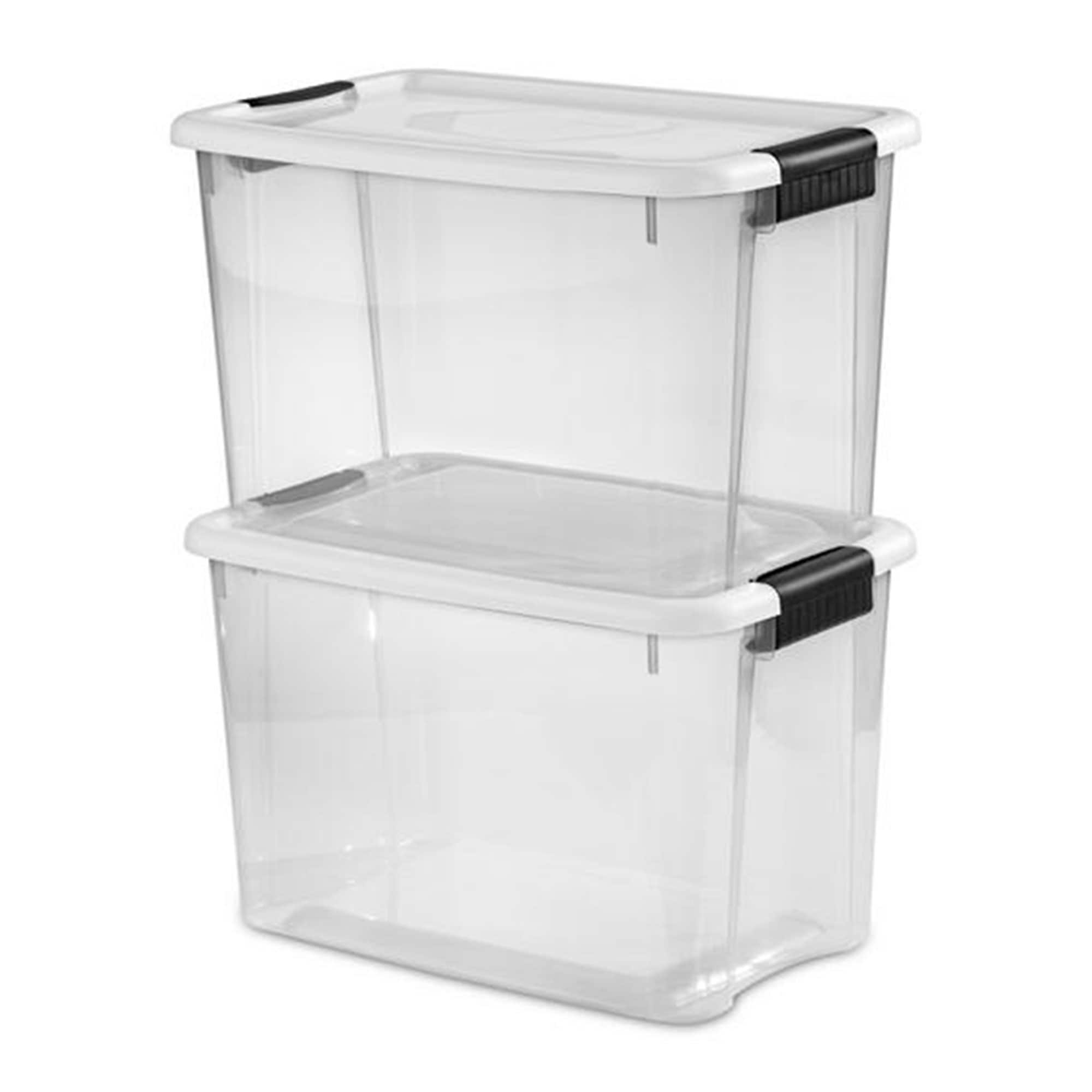 Sterilite 7.5 Quart Clear Plastic Home Storage Box with Latching Lids, (24  Pack), 24pk - Fry's Food Stores