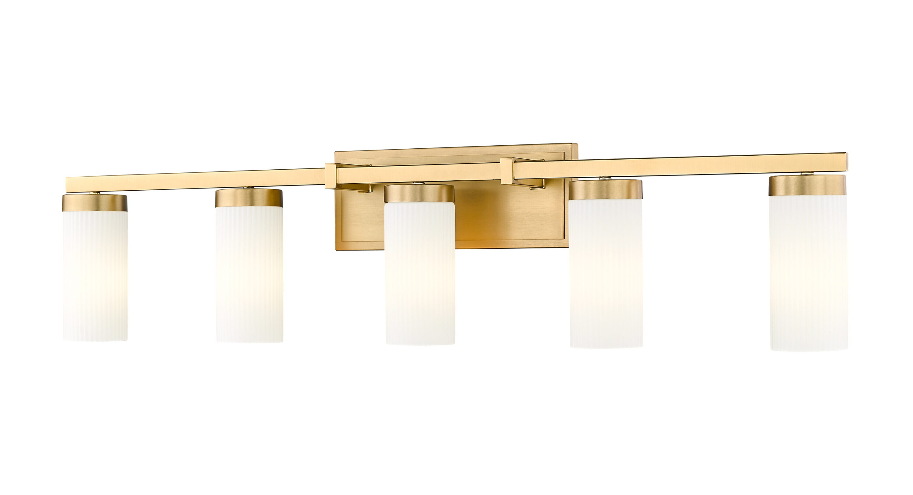 Z-Lite 3044-5V-MGLD Danica 38.75-in 5 -Light Gold Modern/contemporary Vanity light