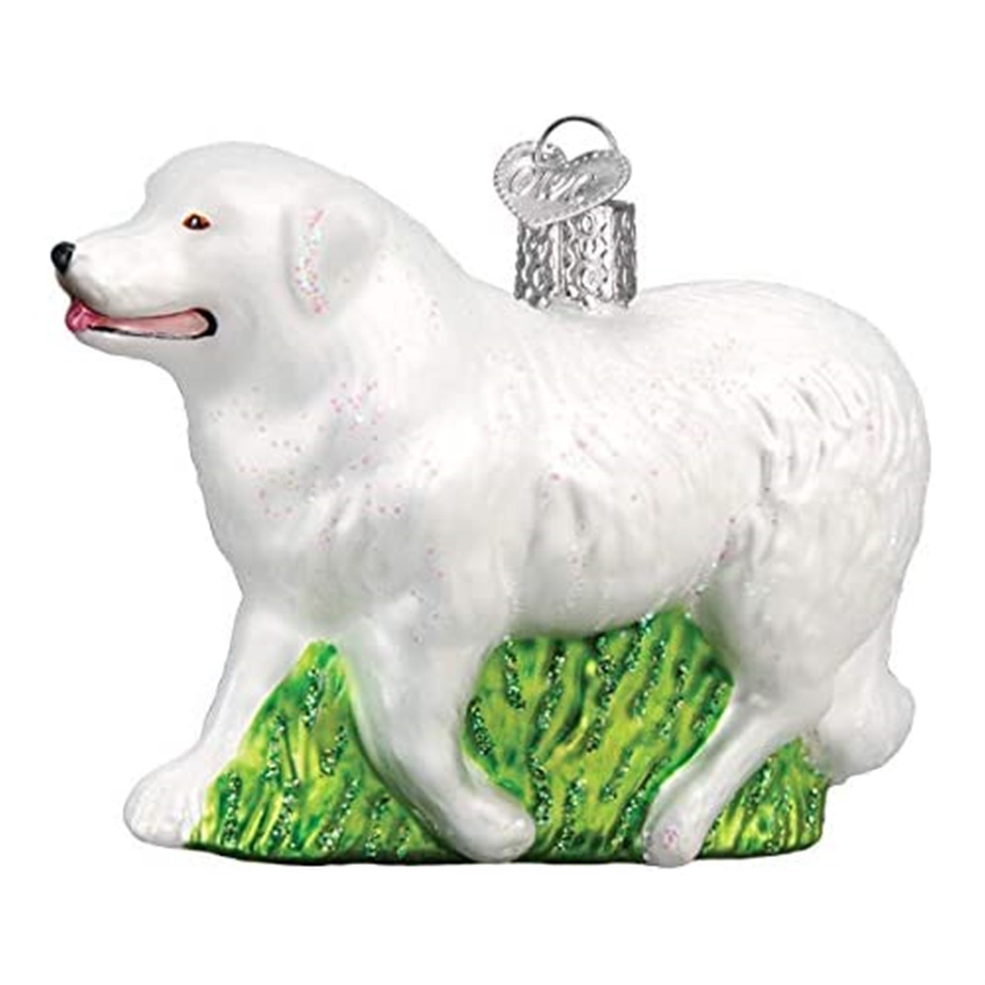 Old World Christmas 729343125859 Glass Blown Ornament for Christmas Tree - Great Pyrenees