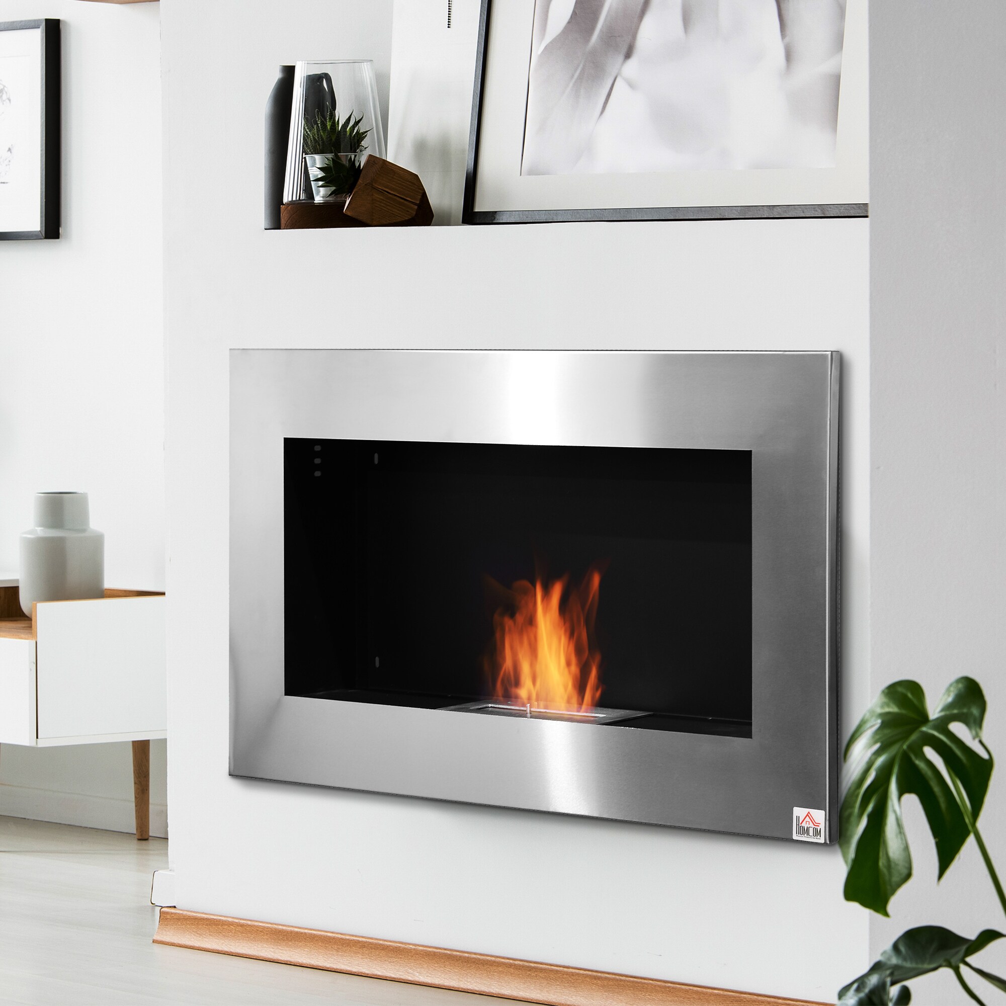 HomCom 820-158V01 Gel-Fuel-Fireplaces - View #2
